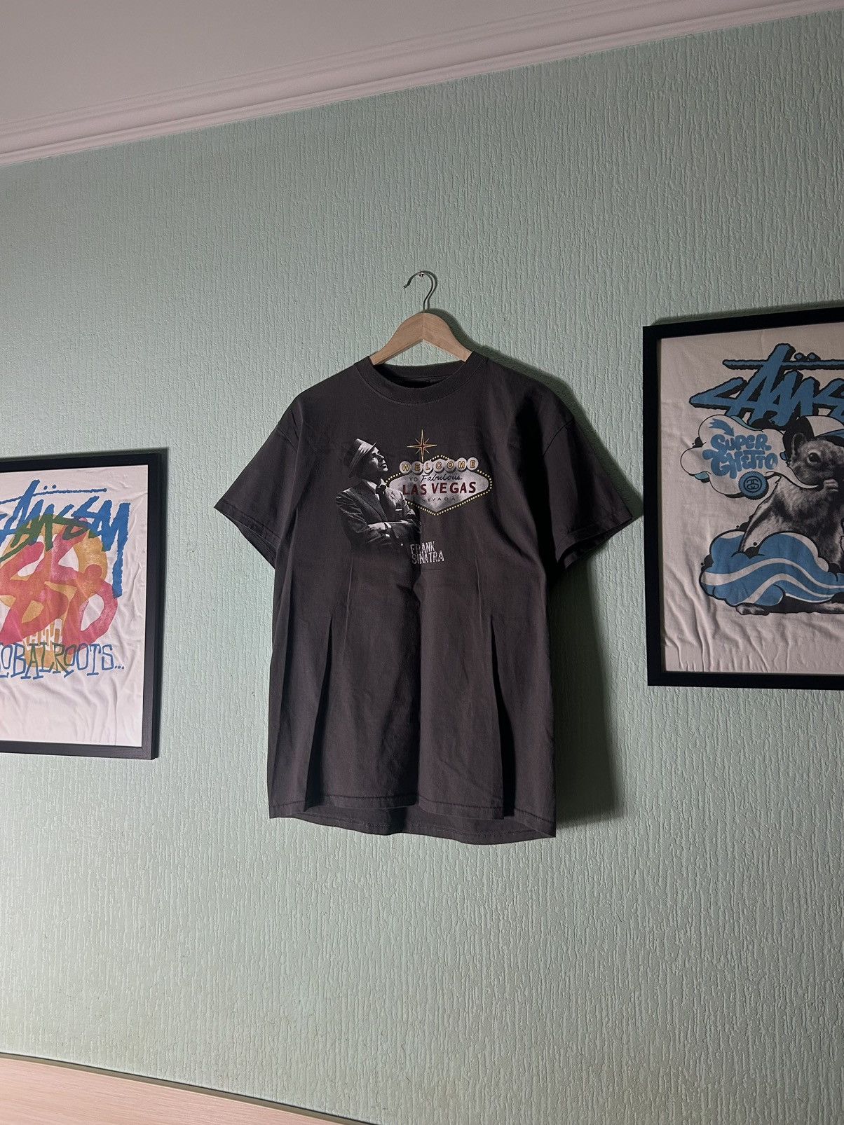 Band Tees × Vintage × Zion Rootswear Vintage Frank Sinatra tee Size US L / EU 52-54 / 3 - 2 Thumbnail