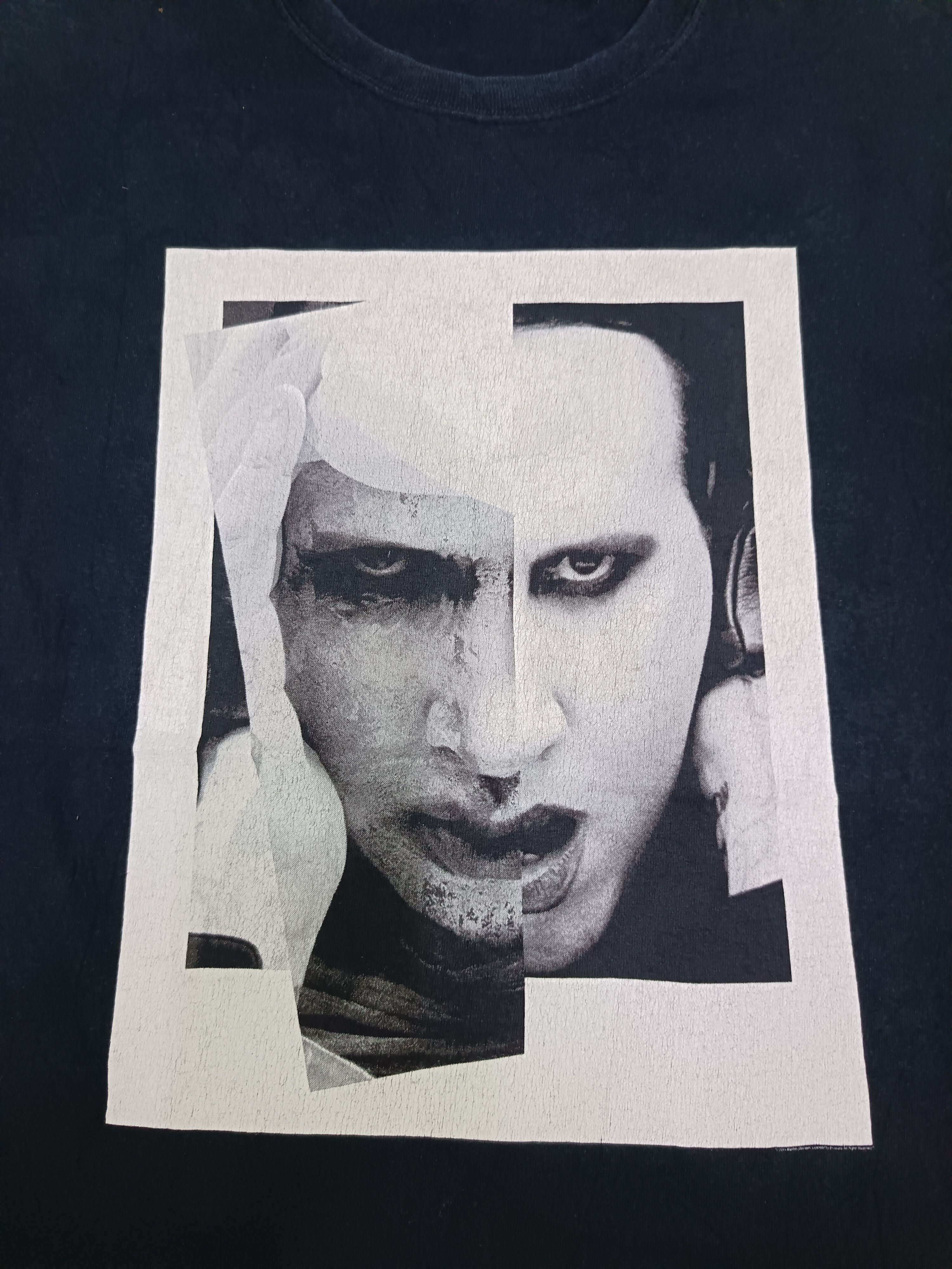 Marilyn Manson Vintage 2015 The Pale Emperor Marilyn Manson Rock Band Tee Size US L / EU 52-54 / 3 - 2 Thumbnail