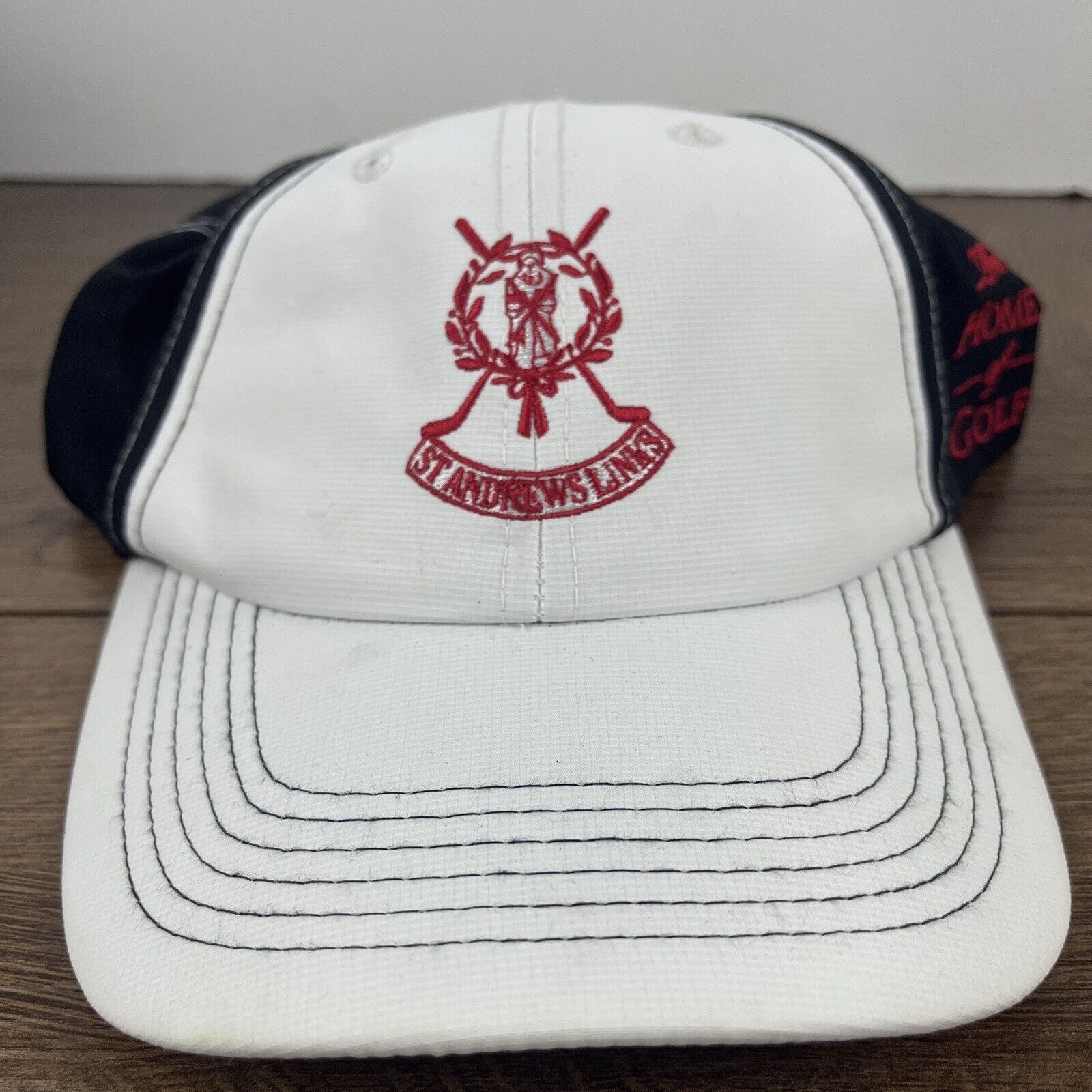 Other St Andrews Links Hat Saint Adnrews White Hat Adjustable Adul Size ONE SIZE - 5 Thumbnail