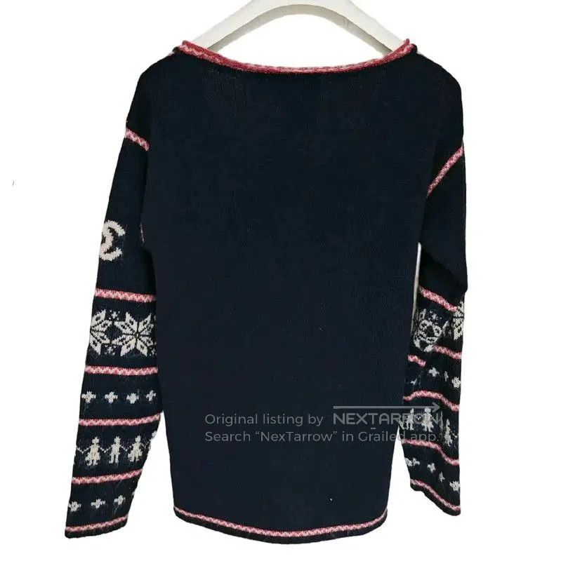 Chanel Chanel Multicolor Wool V-Neck Sweater for Women . Size S / US 4 / IT 40 - 2 Thumbnail