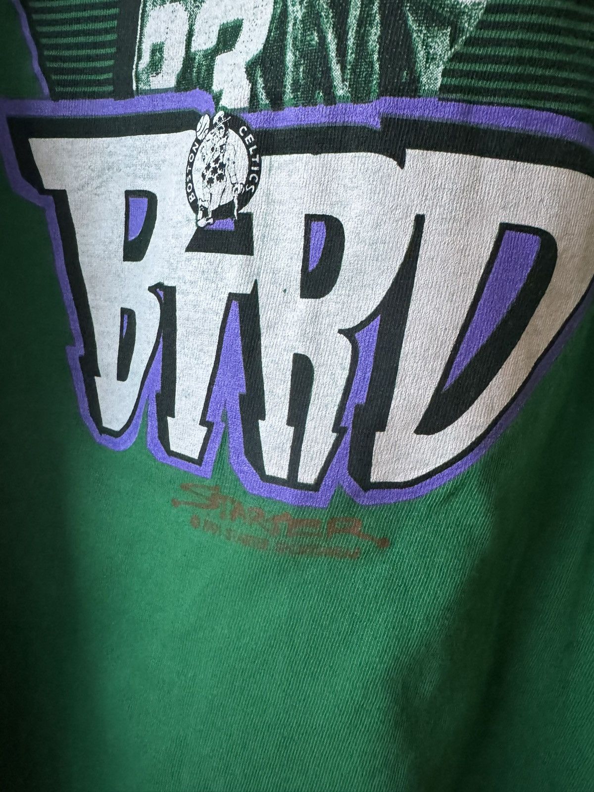NBA × Starter × Vintage VTG ㊙️ LARRY BIRD ㊙️ CELTICS STARTER TEE 🉐 Size US M / EU 48-50 / 2 - 6 Thumbnail