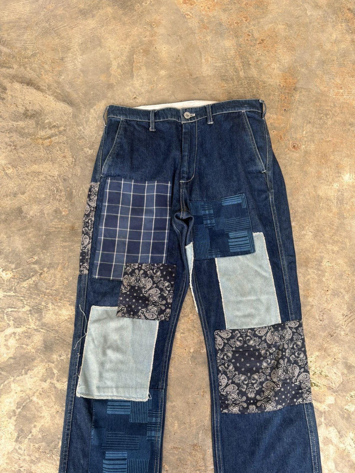 Hysteric Glamour Patchwork Unstudied Kapital Style Pants Size US 30 / EU 46 - 5 Thumbnail