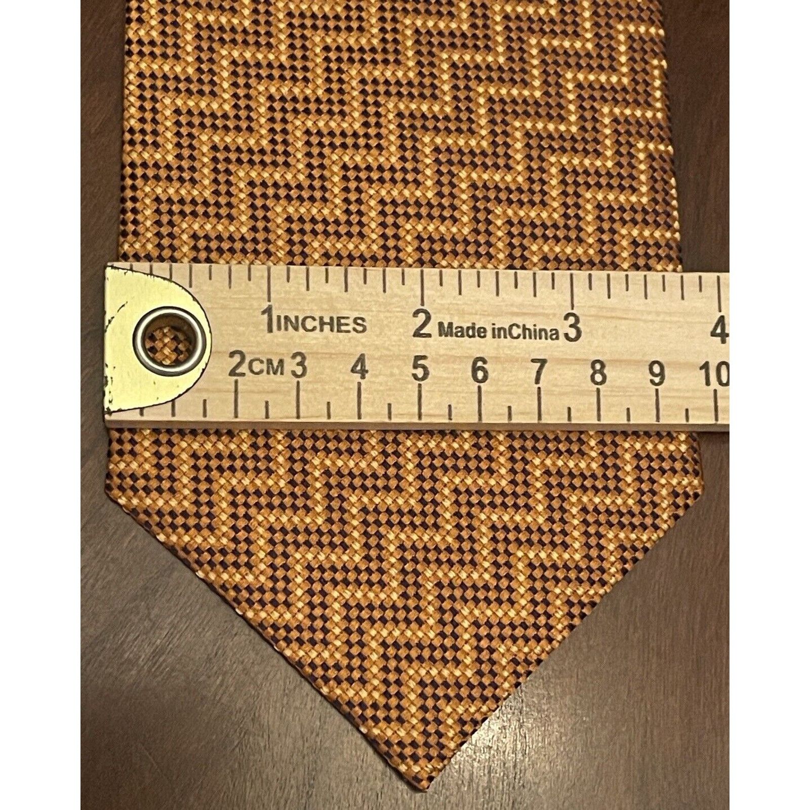 Other Leehaus Orange Blue 100% Silk Men’s Neck Tie Made In Korea Size ONE SIZE - 4 Thumbnail