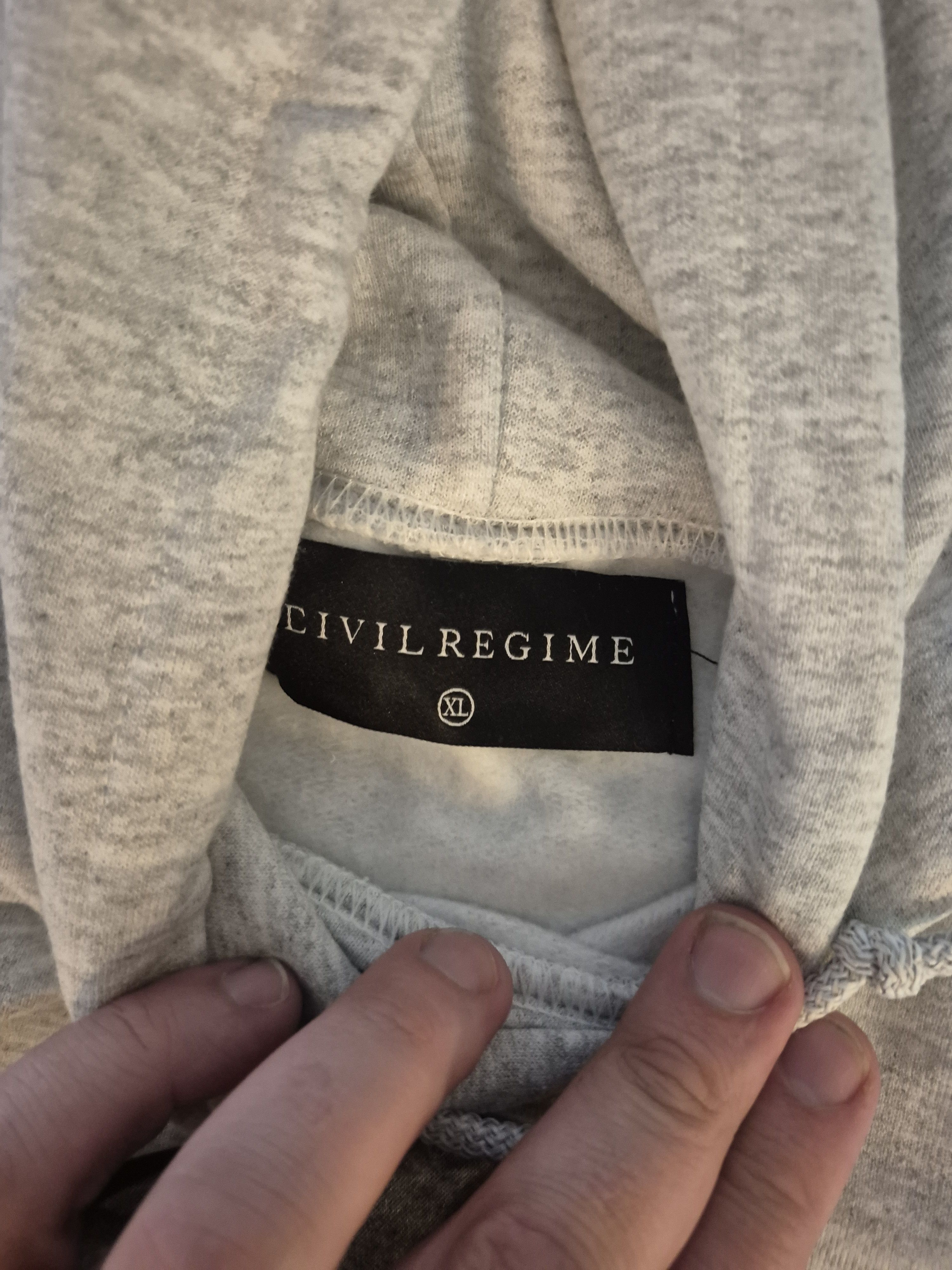 Civil Regime Civil Regime Hoodie Heather Grey 2XL Size US XL / EU 56 / 4 - 3 Thumbnail