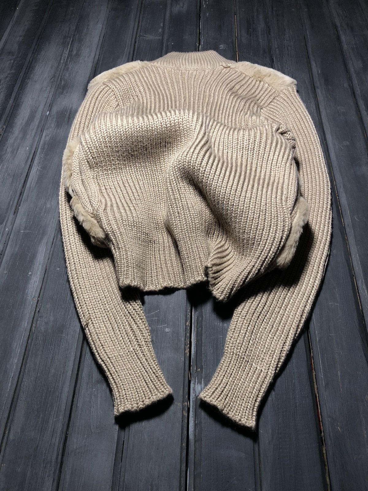 Japanese Brand Japanese Brand If Six Was Nine Rick Owens Style Fur Sweater Size US M / EU 48-50 / 2 - 2 Thumbnail