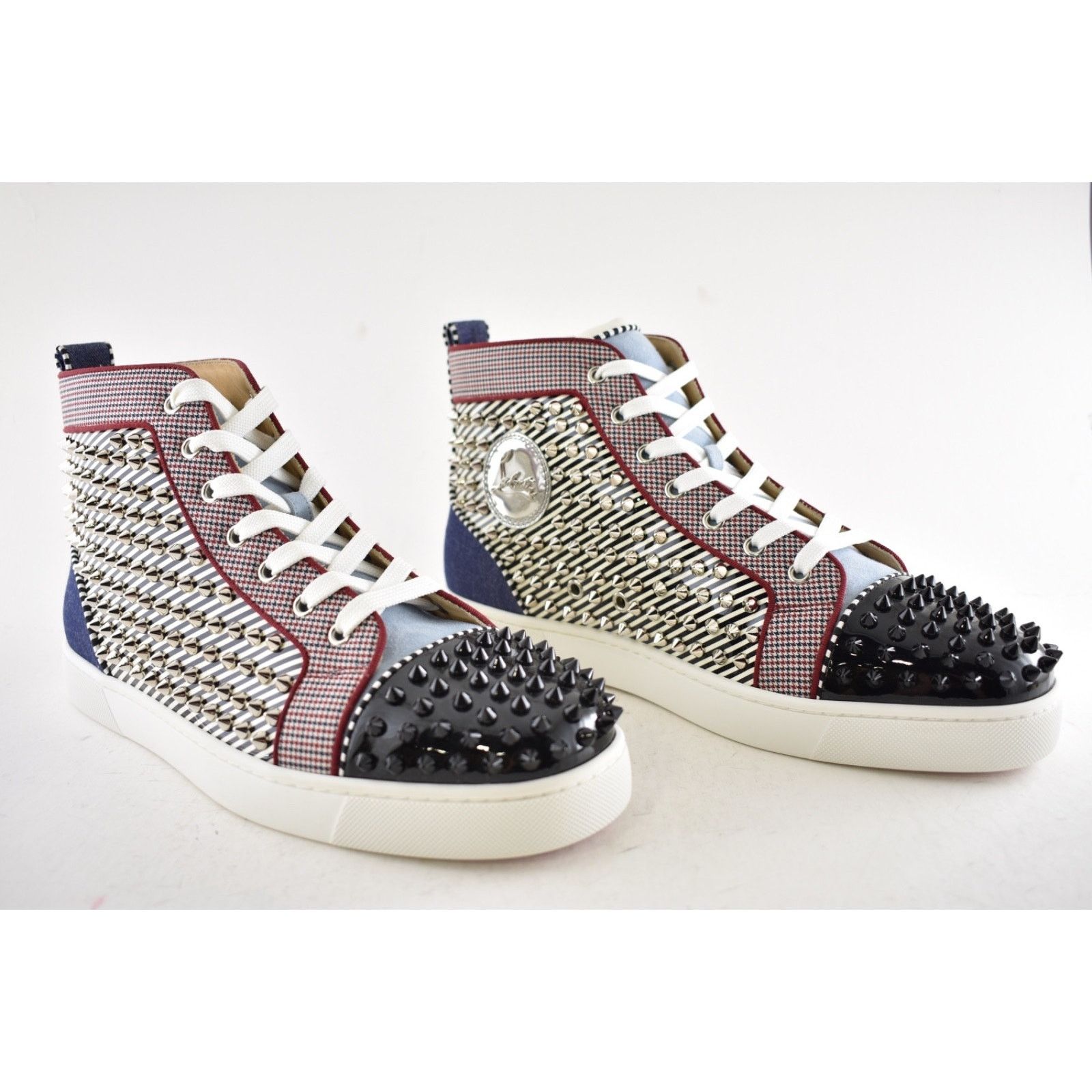 Christian Louboutin Christian Louboutin Louis Orlato Flat Spike Black White Size US 11 / EU 44 - 3 Thumbnail