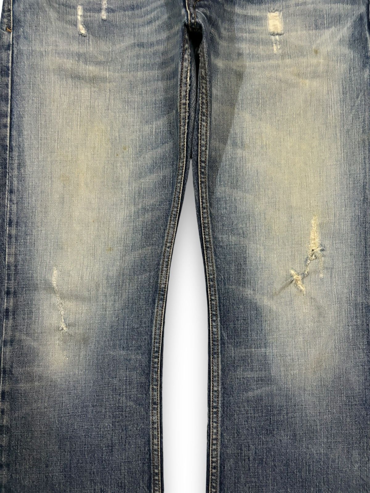 Diesel Vintage Diesel Industry Mud Wash Loose Fit Distressed Jeans Size US 34 / EU 50 - 6 Thumbnail