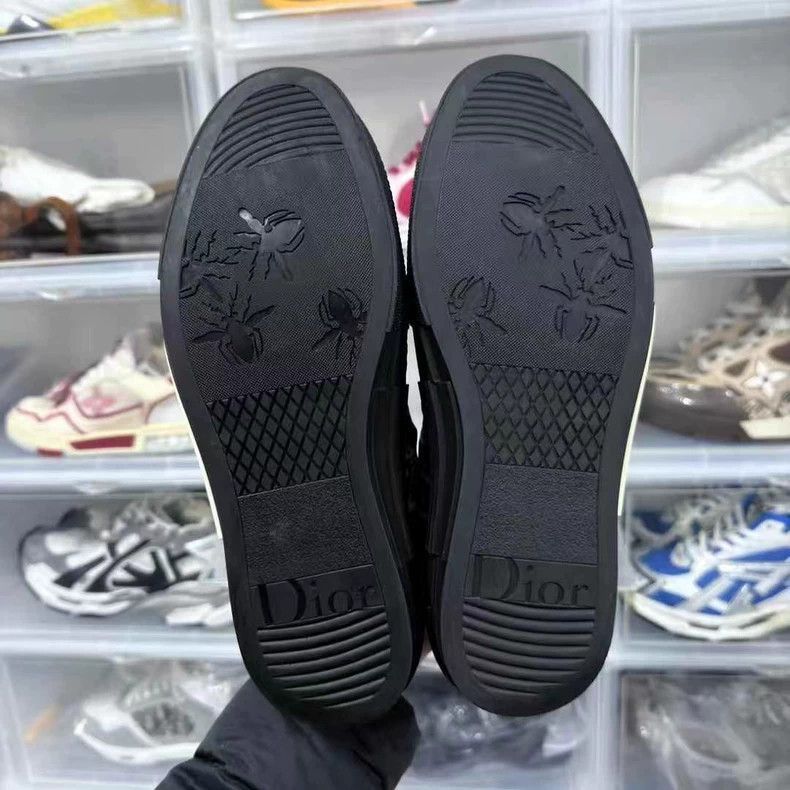 Dior Dior B23 Printed Sneakers Black Size 42.5-2506 Size US 9.5 / EU 42-43 - 6 Thumbnail