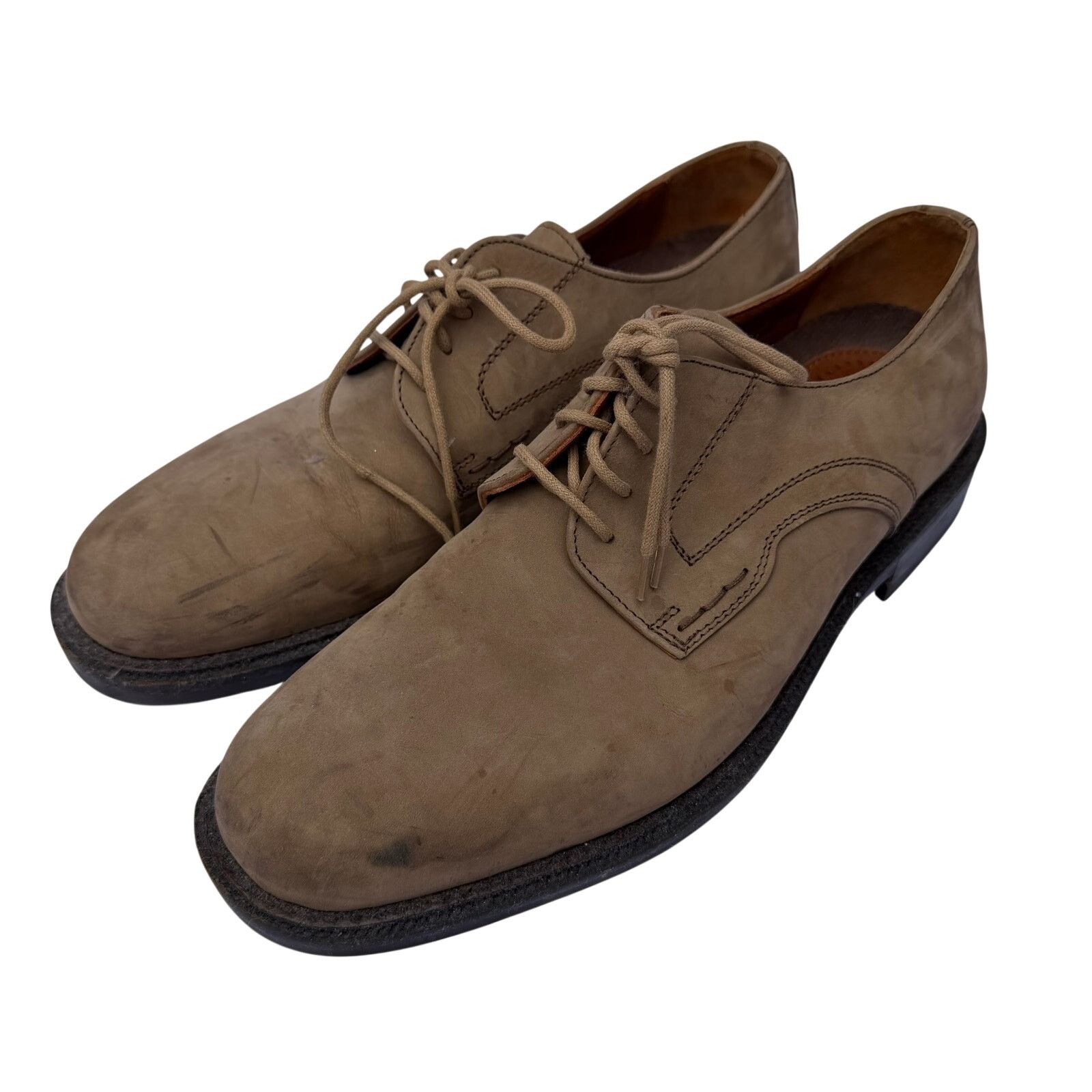 Johnston & Murphy Johnston & Murphy Nubuck Derby Oxford Size 10.5M Dress Shoes Size US 10.5 / EU 43-44 - 1 Thumbnail
