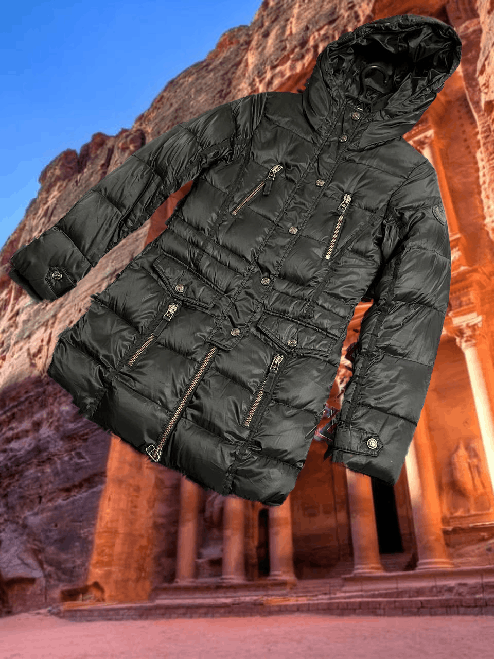 True Religion vintage Y2K True Religion black Down jacket Streetwear Size S / US 4 / IT 40 - 1 Thumbnail