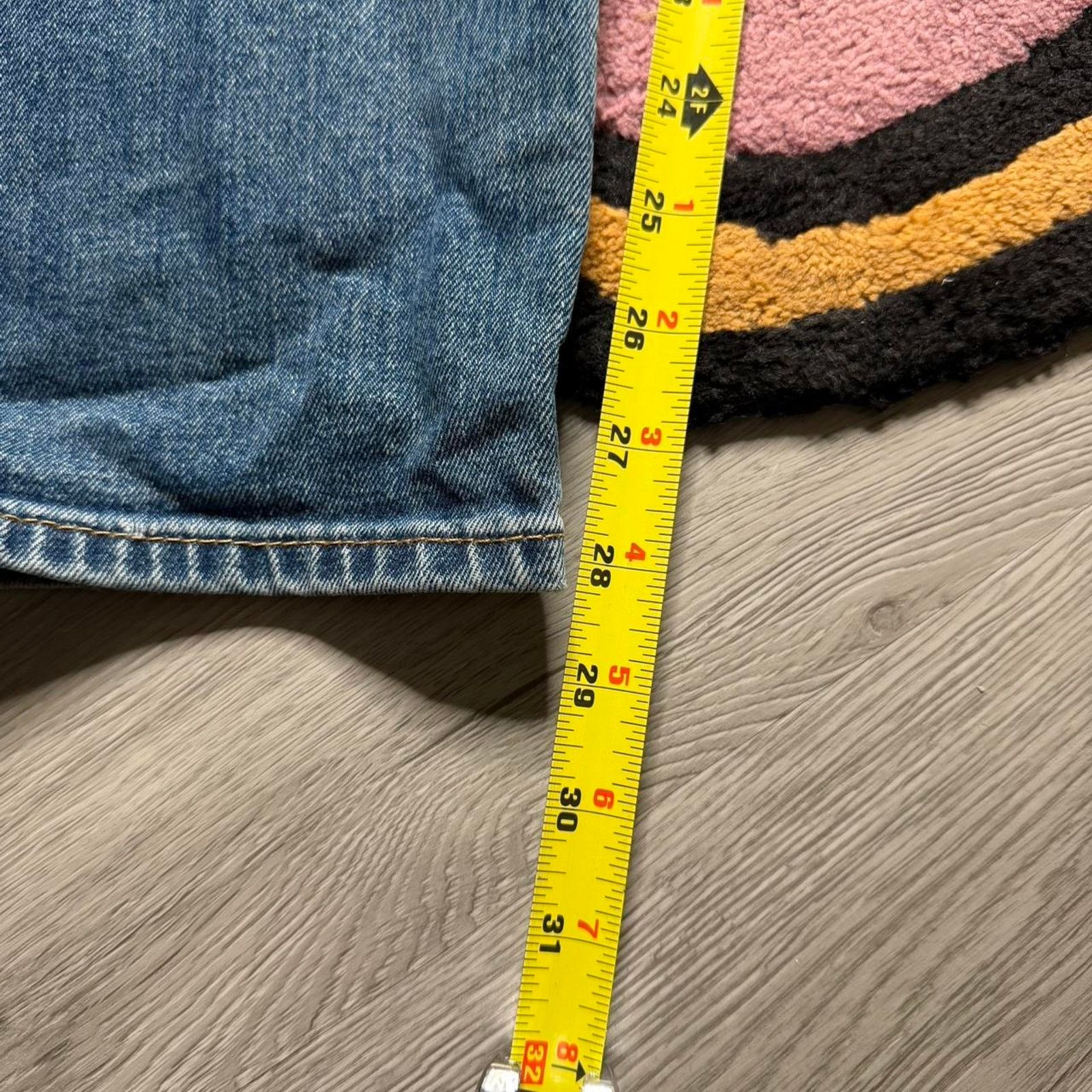 Levi's Levi’s Strauss 505 Regular Straight Fit Dirty Wash Jeans Size US 36 / EU 52 - 5 Thumbnail