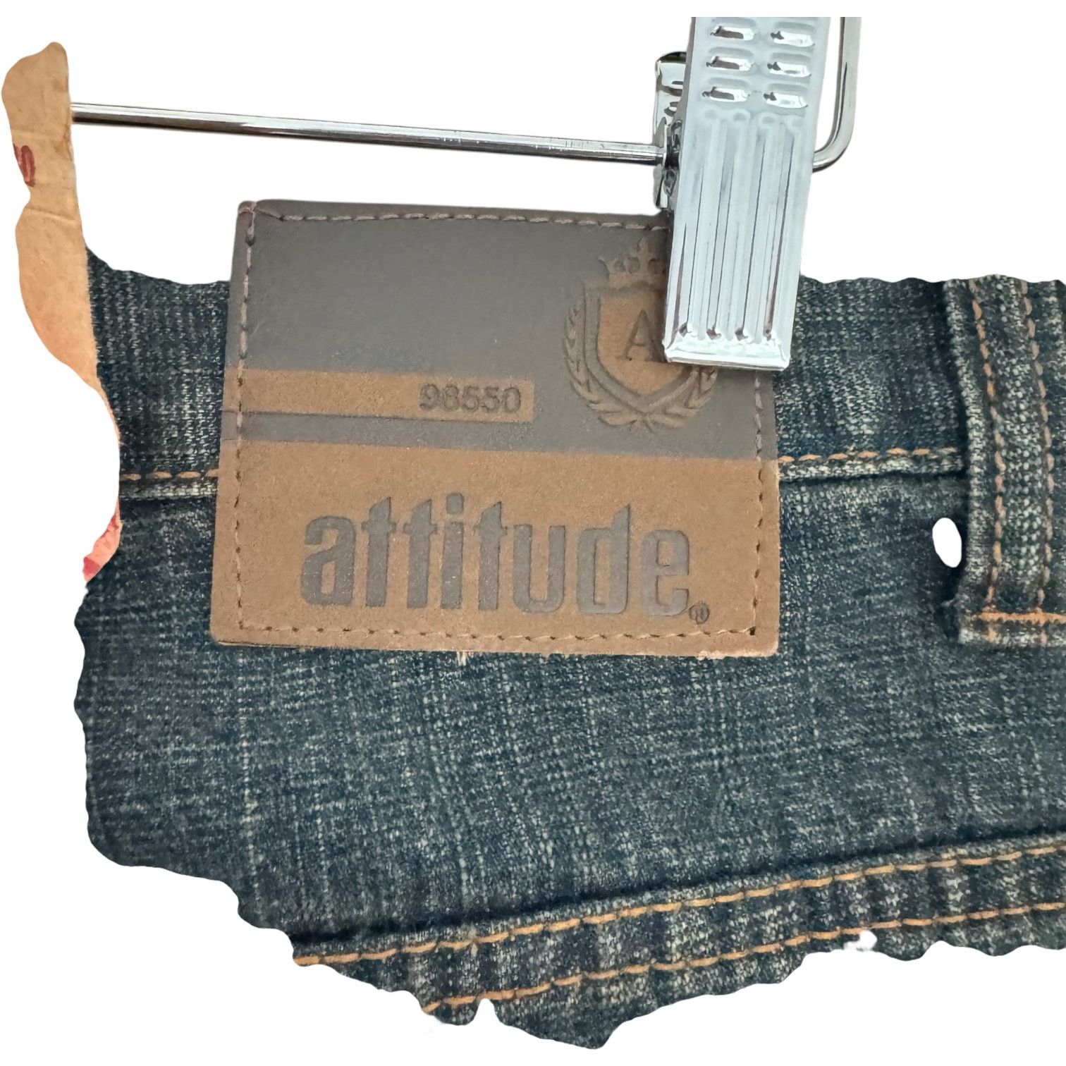 Vintage Vintage NTW Attitude Straight Leg Denim Jeans 34x30 Size US 34 / EU 50 - 8 Thumbnail