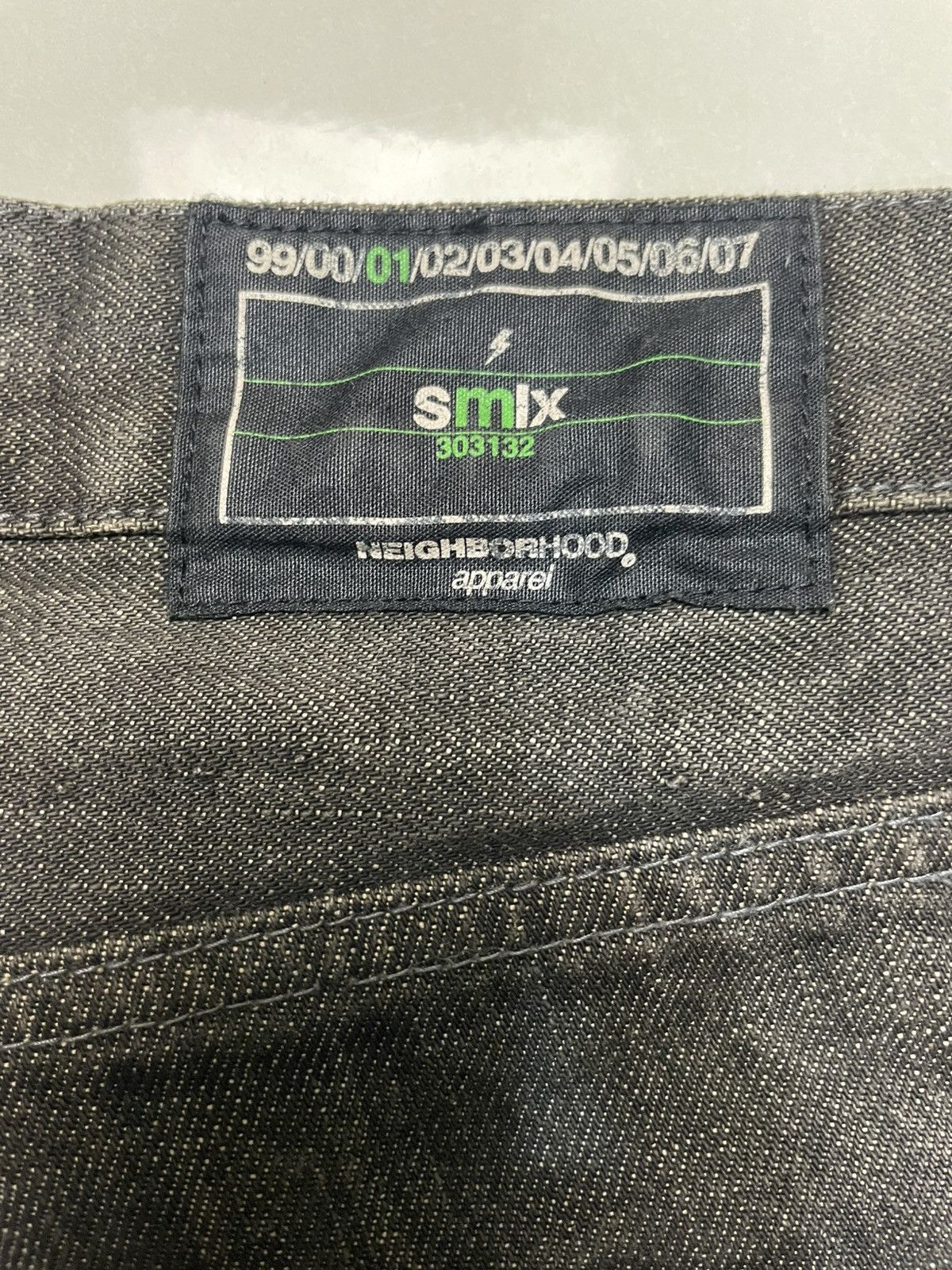 Neighborhood Vintage 2001 Neighborhood (NBHD) Smix Selvedge Denim Size US 34 / EU 50 - 6 Thumbnail