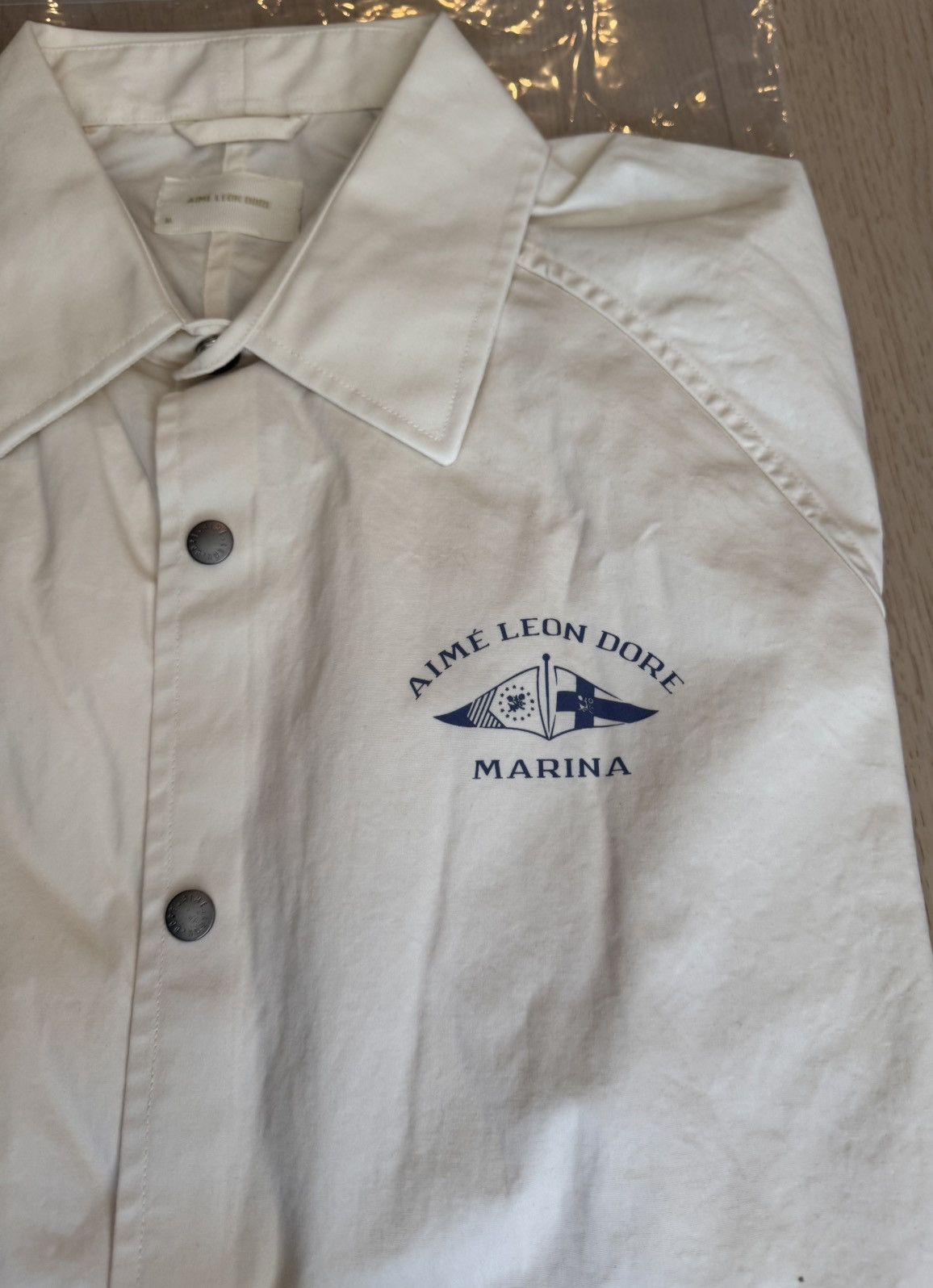 Aime Leon Dore ALD Aime Marina Jacket White Medium Size US M / EU 48-50 / 2 - 4 Thumbnail