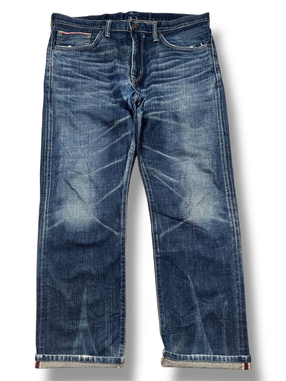 Edwin Edwin 505Z Vtg Selvage Denim Japan Jeans Straight and Faded Size US 32 / EU 48 - 5 Thumbnail