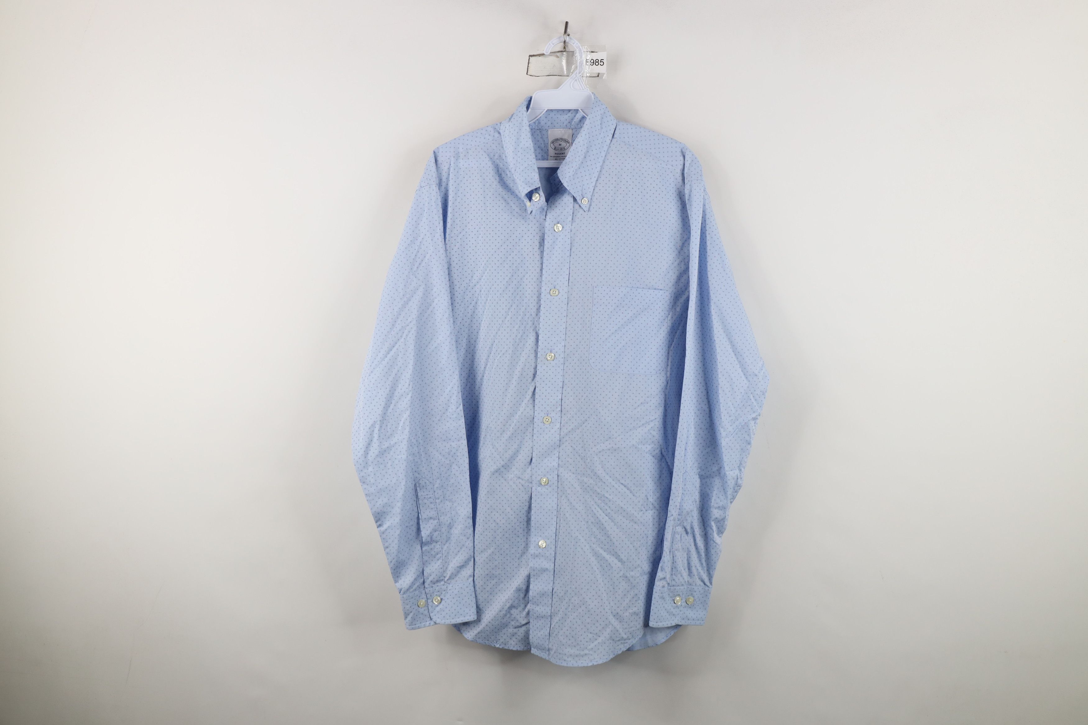 Brooks Brothers Brooks Brothers Regent Collared Button Down Shirt Blue Size US M / EU 48-50 / 2 - 1 Thumbnail