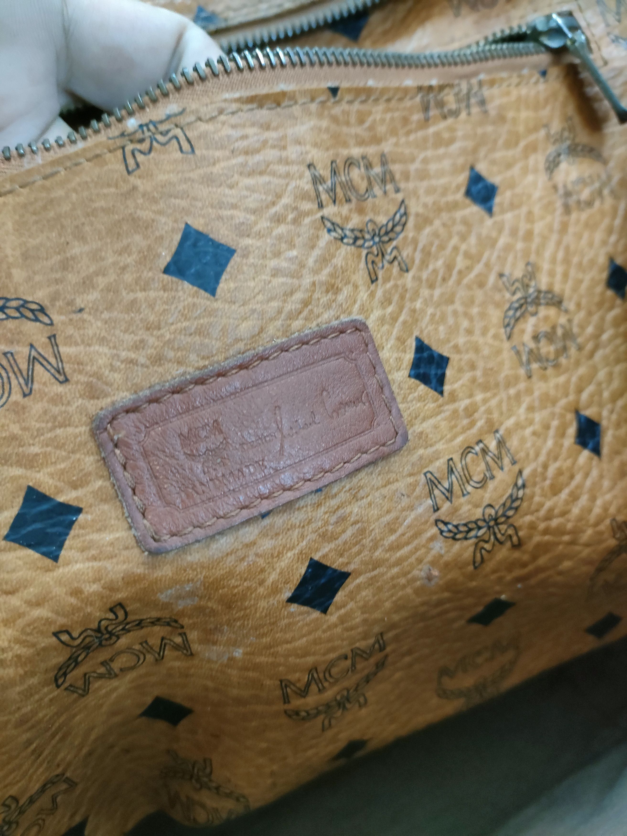 MCM × Vintage Vintage MCM Monogram Tote Bag Size ONE SIZE - 8 Thumbnail
