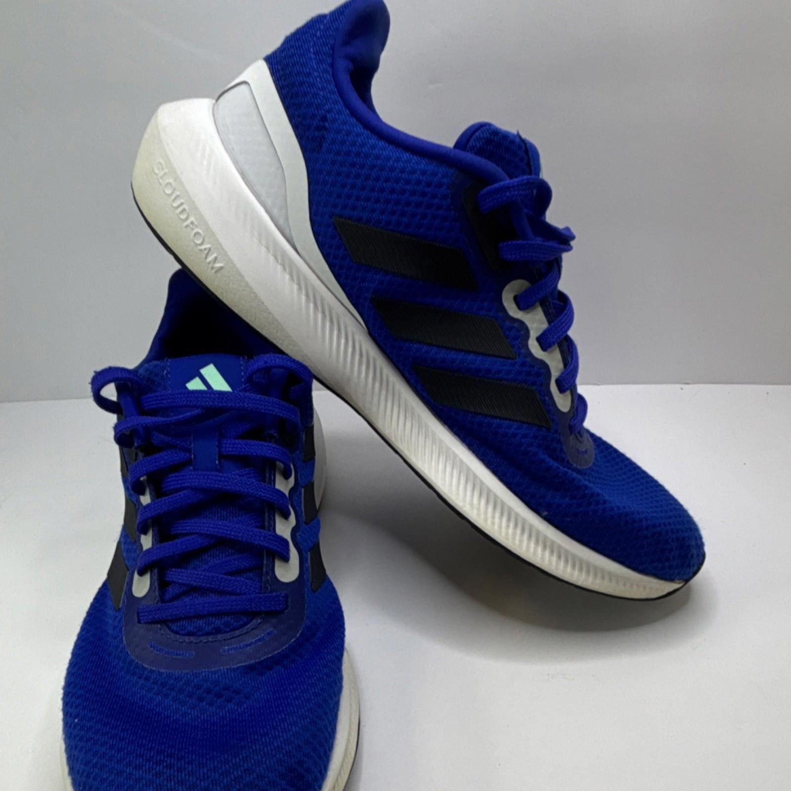Adidas Adidas Cloudfoam Blue Mesh Running Sneaker Men Size 9.5 Shoe Size US 9.5 / EU 42-43 - 8 Thumbnail