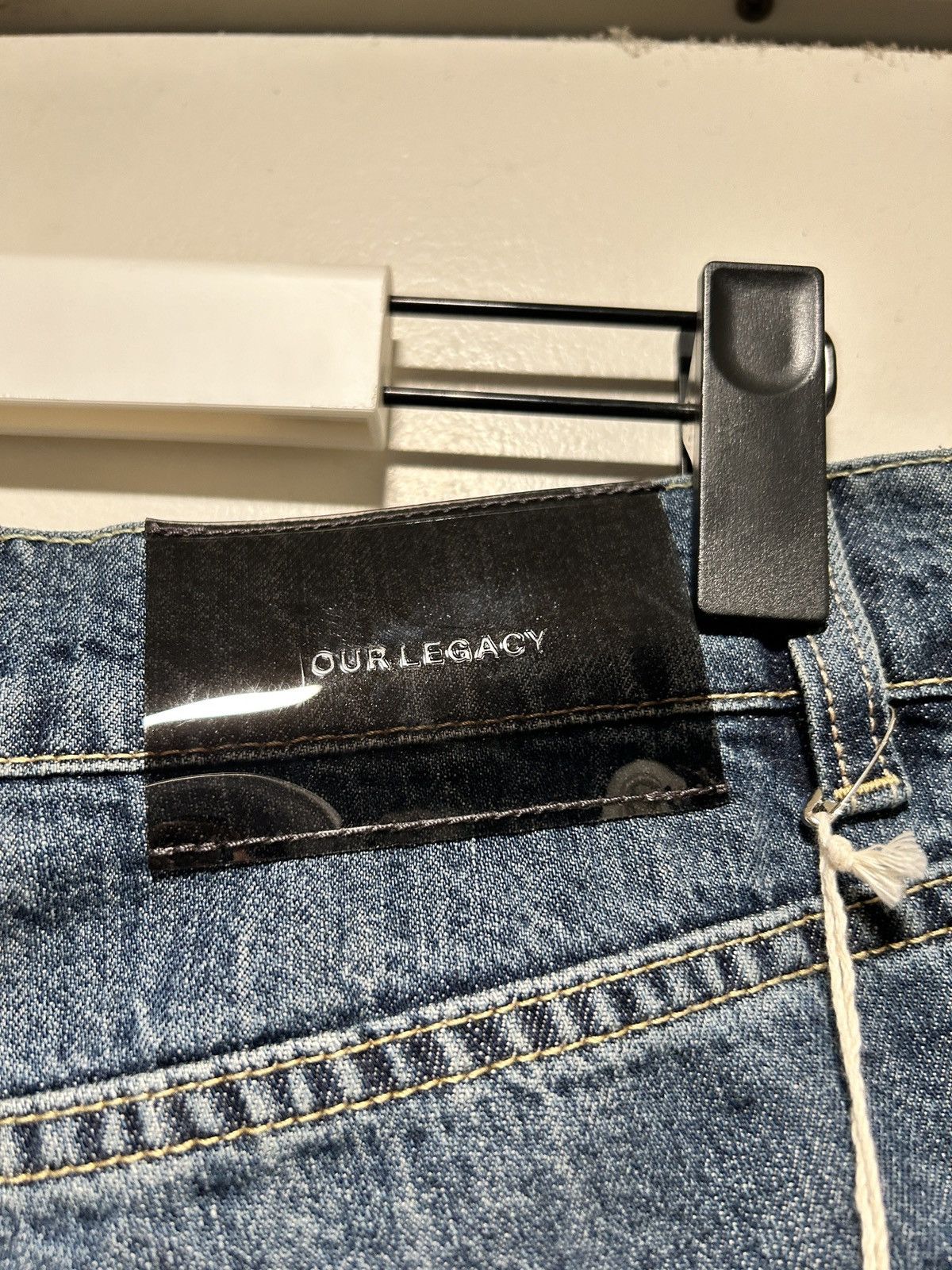 Our Legacy Our Legacy VAST CUT Vintage Rubber Repair Denim size 31 Size US 31 - 7 Thumbnail