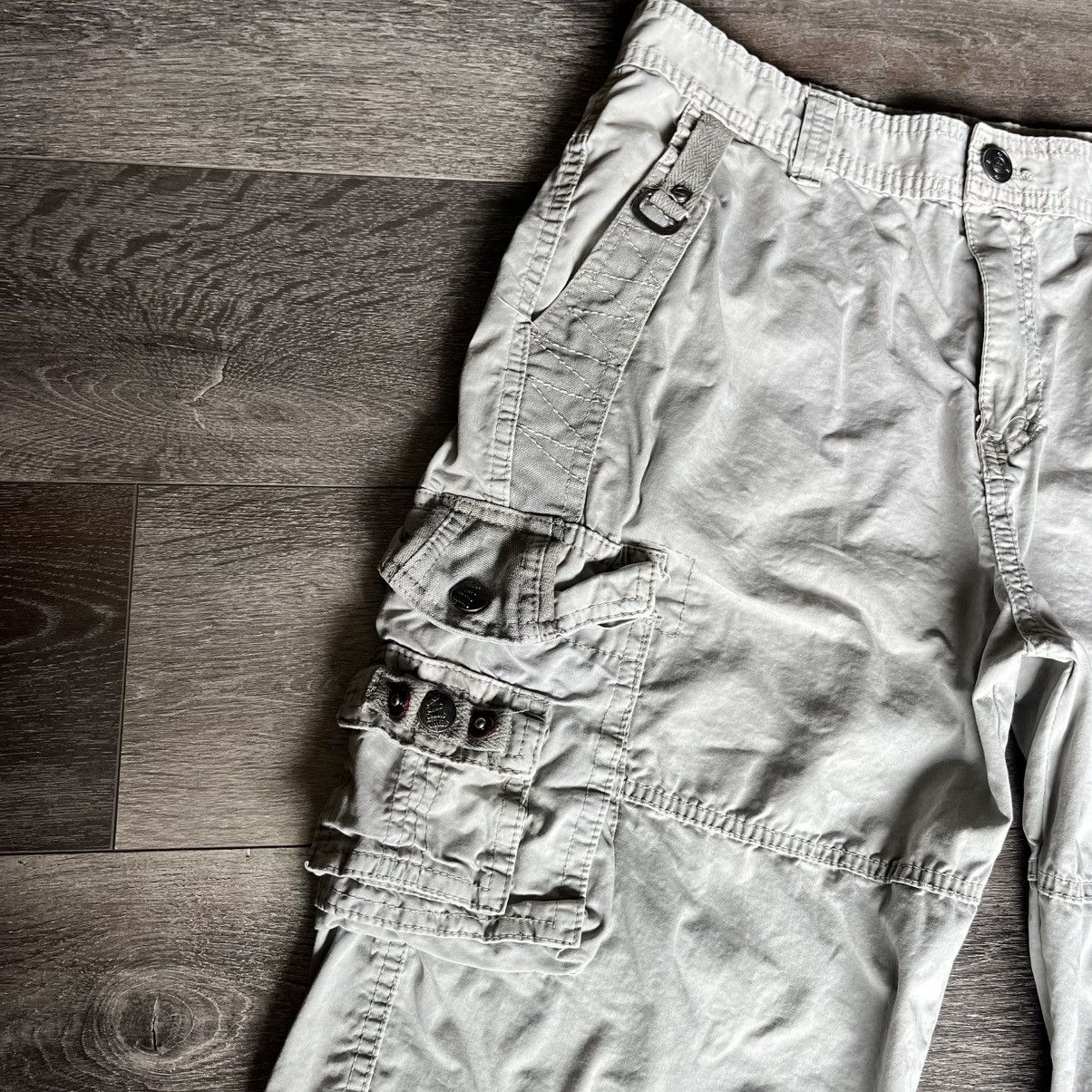 Vintage Vintage 2000s Rebel & Soul Cargo Pocket Skater Baggy Shorts Size US 34 / EU 50 - 5 Thumbnail