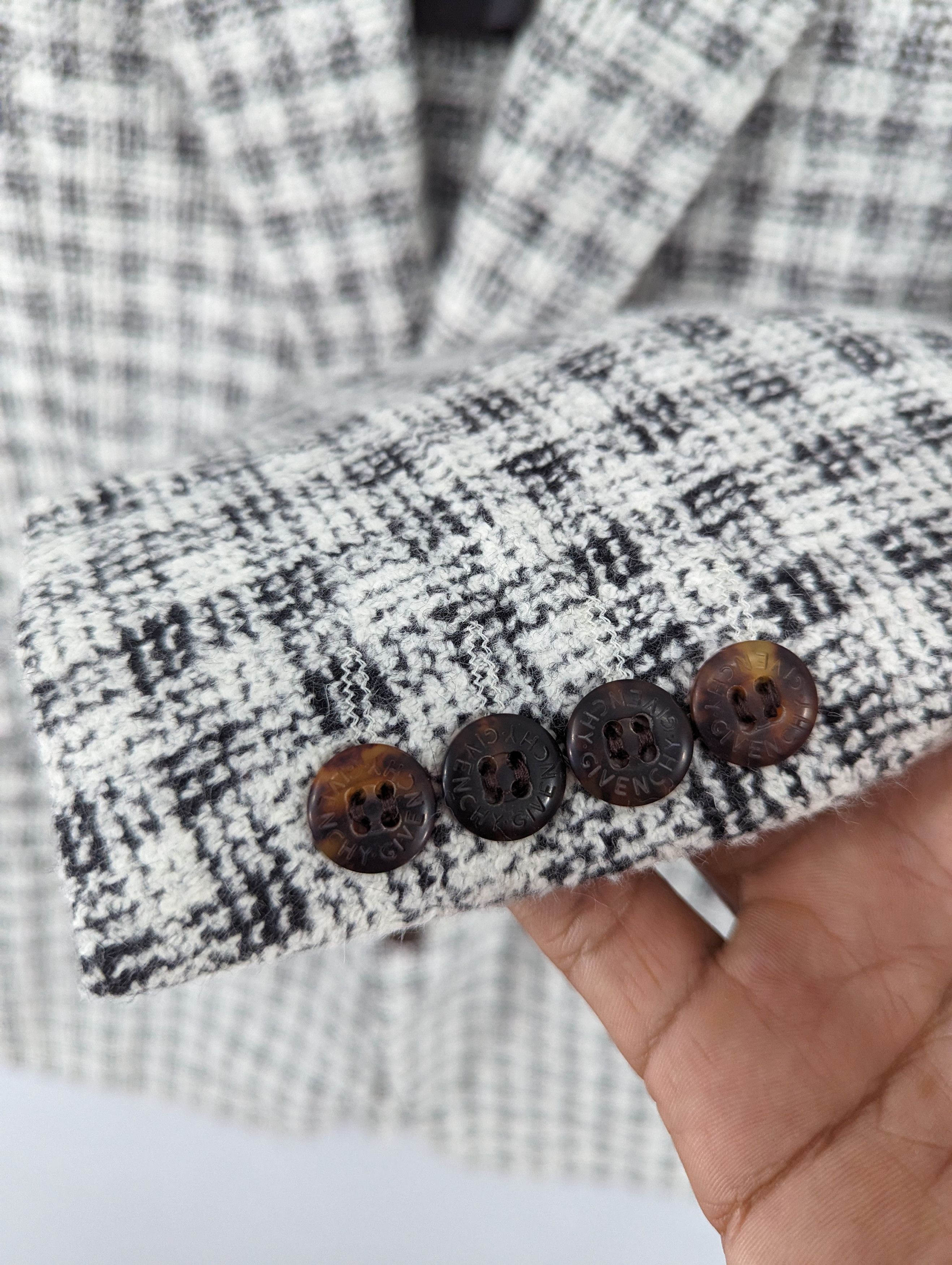 Givenchy Vintage Monsieur Givenchy Plaid Blazer Jacket Size US L / EU 52-54 / 3 - 6 Thumbnail