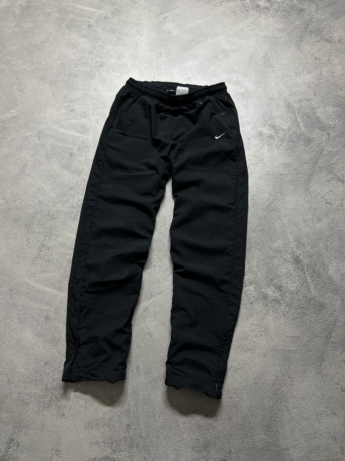 Nike × Vintage Vintage Y2K Nike Nylon Mini Swoosh Faded Pants 00’s Size US 32 / EU 48 - 1 Thumbnail