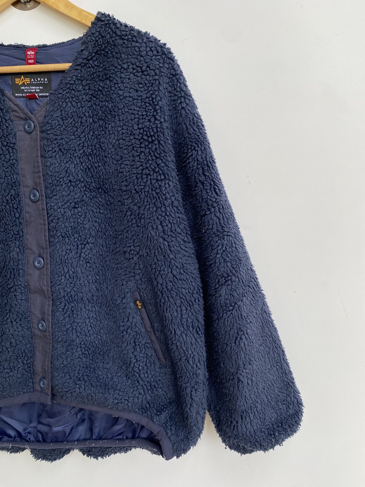 Alpha Industries × Vintage ✅️Vtg Alpha Industries Sherpa Jacket Size US M / EU 48-50 / 2 - 6 Thumbnail