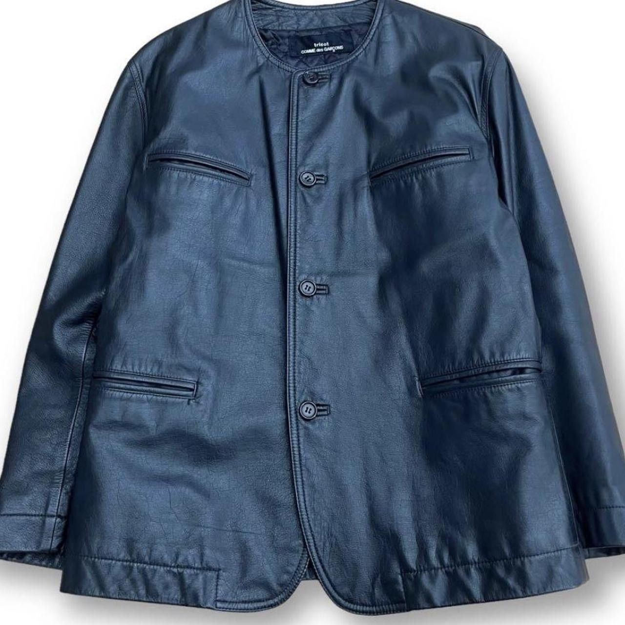 Tricot Comme des Garcons tricot comme des garçons leather jacket Size S / US 4 / IT 40 - 1 Thumbnail