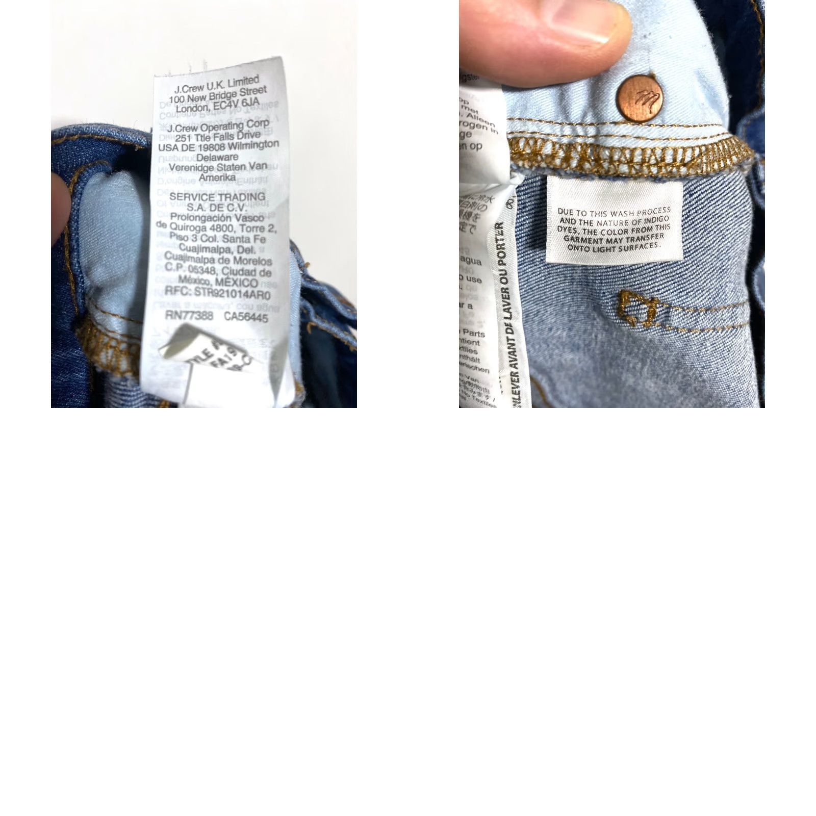 Madewell VINTAGE Madewell The Perfect Cropped Jeans 26 Raw Hem Stretch Capsule Y2K Jeans Womens Size 27" / US 4 / IT 40 - 9 Thumbnail