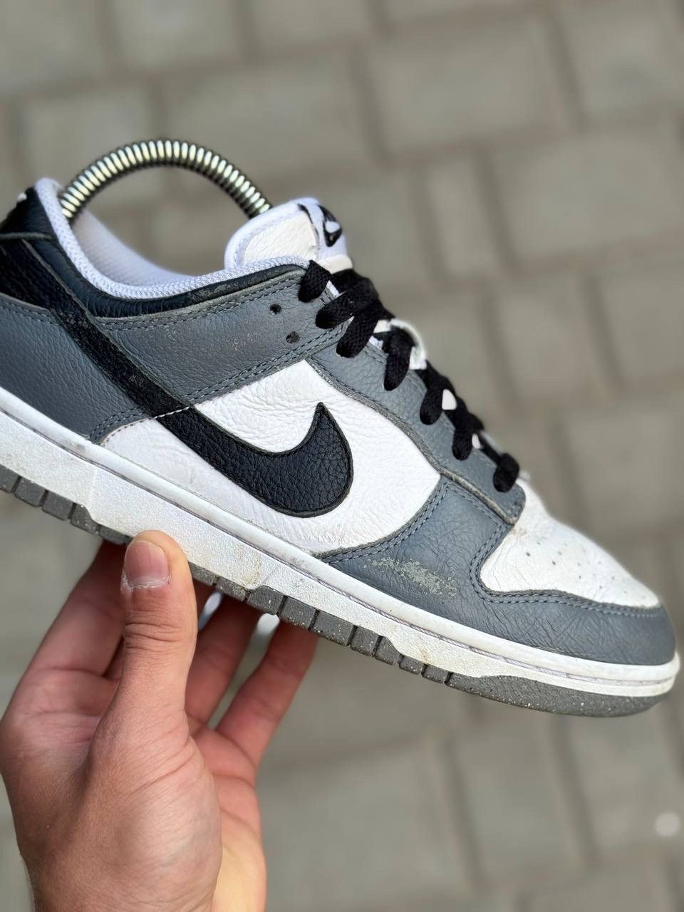 Nike Nike Dunk Low By You White Cool Grey Black Men Rare Size 6 Size US 7.5 / EU 40-41 - 3 Thumbnail