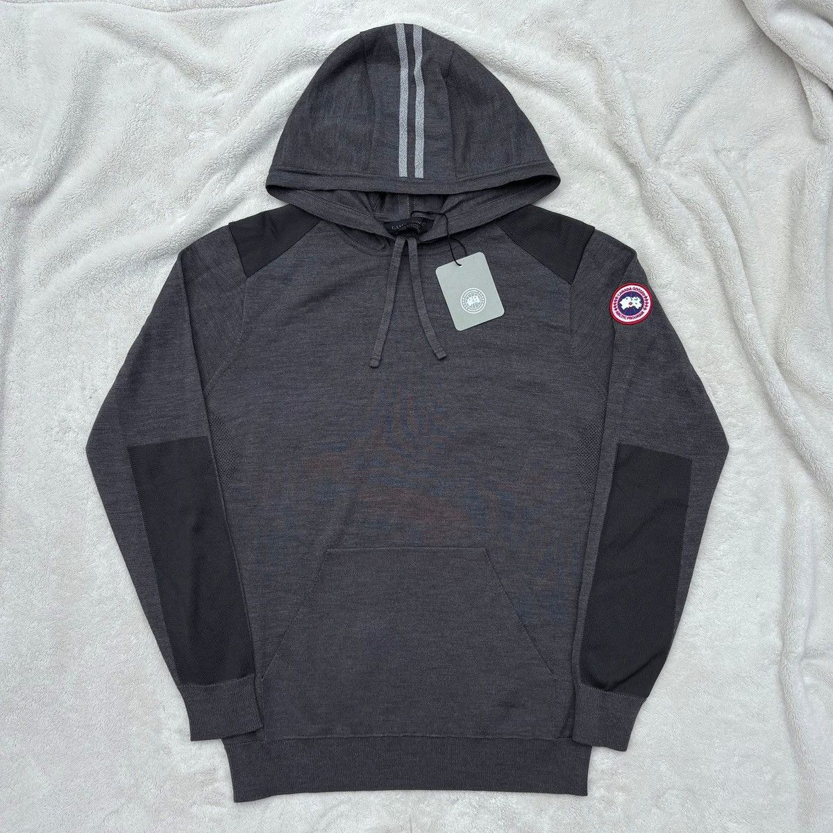 Canada Goose Iron Grey Amherst Knit Hoodie