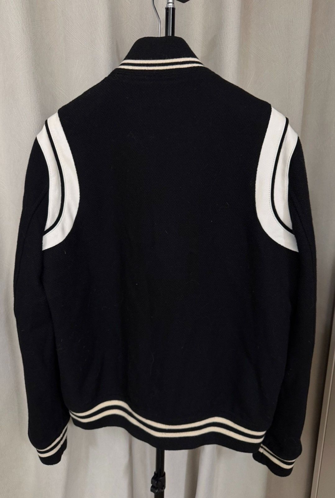 Saint Laurent Paris Saint Laurent SLP 20FW Black & White Classic Varsity Size US M / EU 48-50 / 2 - 2 Thumbnail