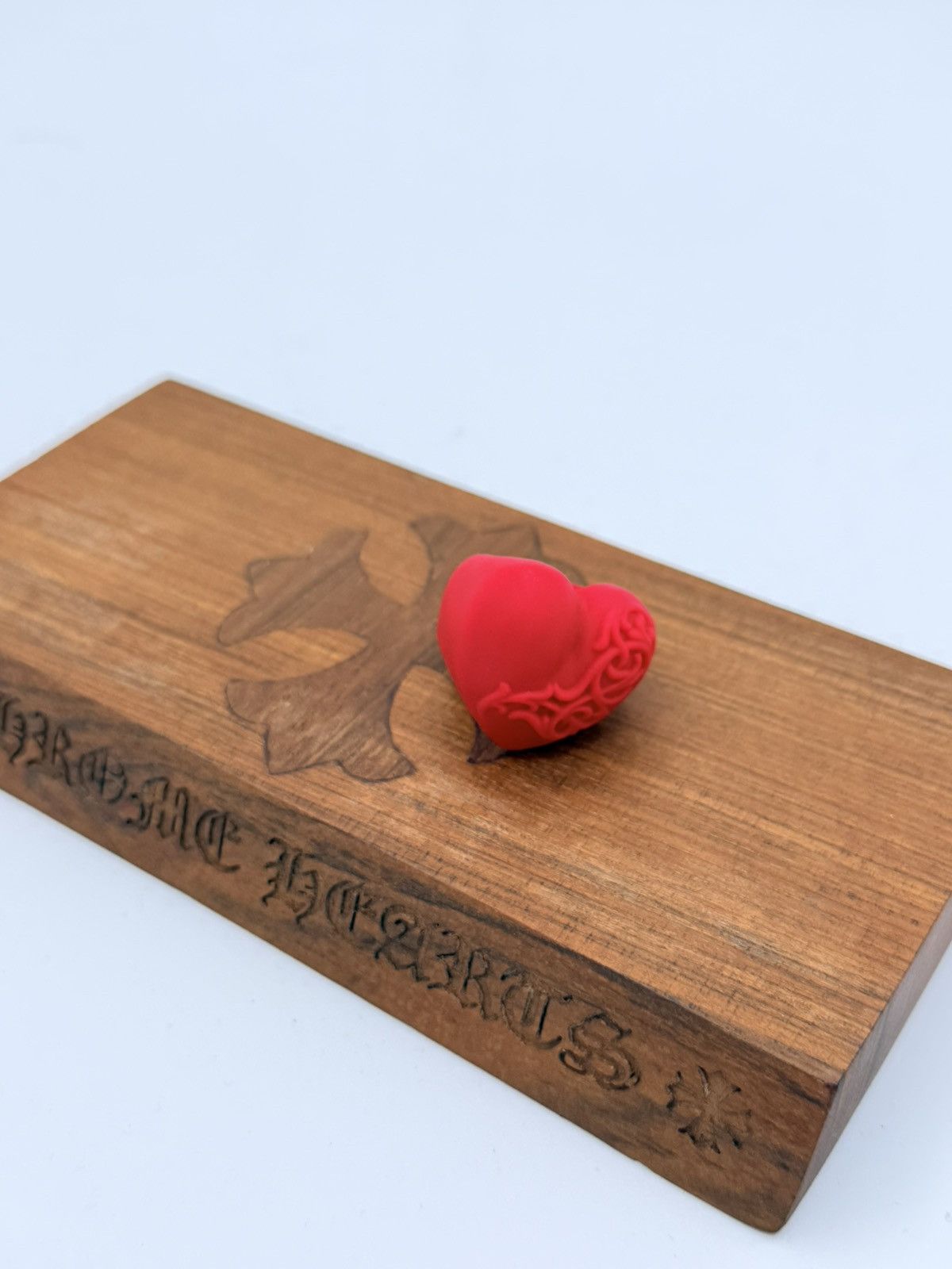 Chrome Hearts Chrome Hearts Heart Silicone Ring Size ONE SIZE - 2 Thumbnail