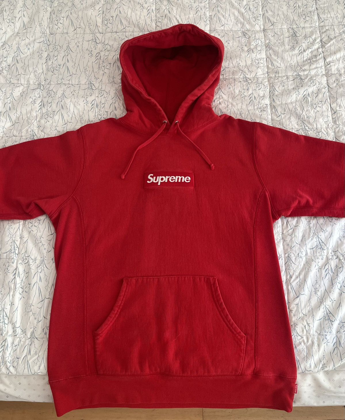 Supreme Red Supreme Box Logo Sweatshirt Size US L / EU 52-54 / 3 - 1 Thumbnail