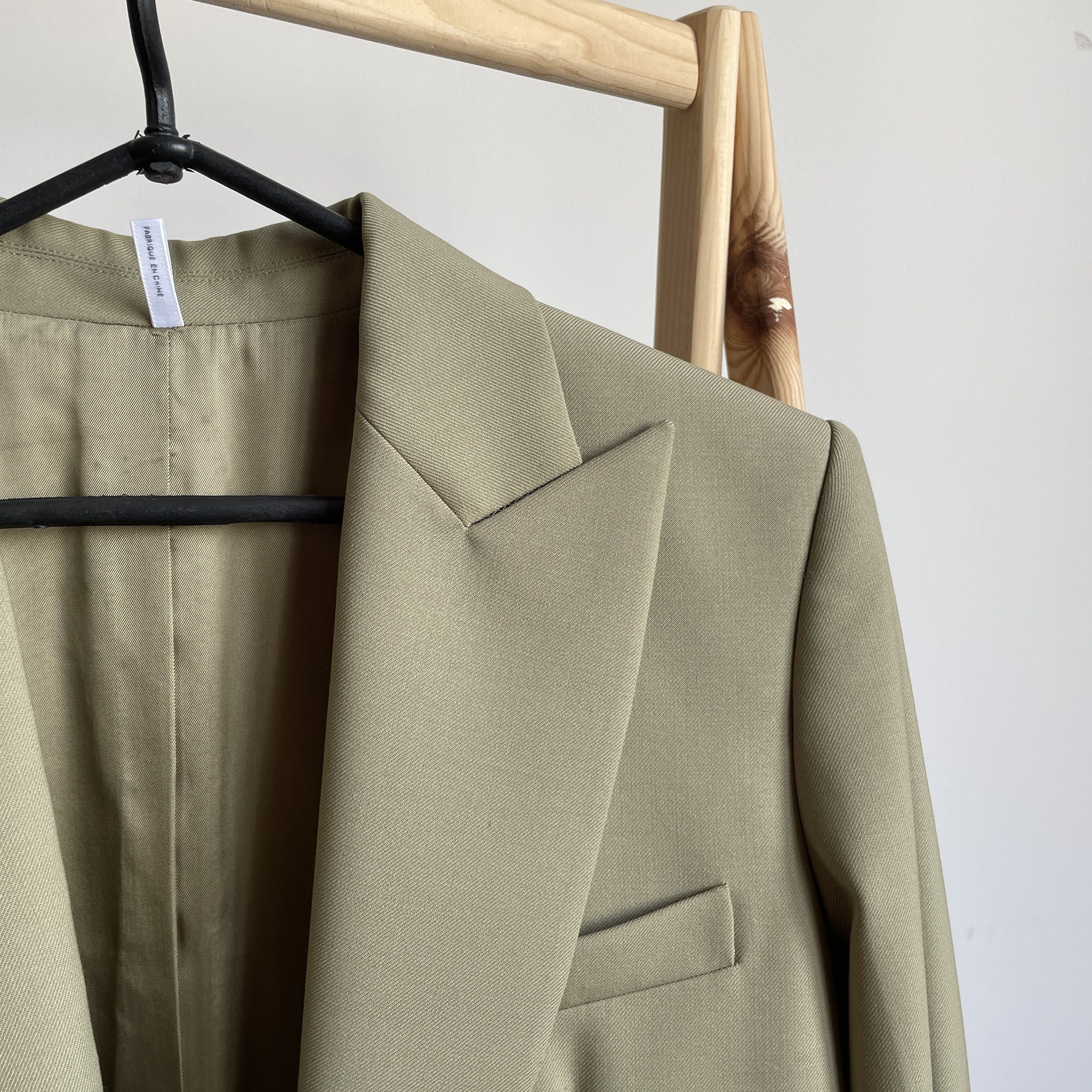 Helmut Lang Helmut Lang Peak Lapel Womens Wool Blend Blazer Size US 0 Size XS / US 0-2 / IT 36-38 - 6 Thumbnail