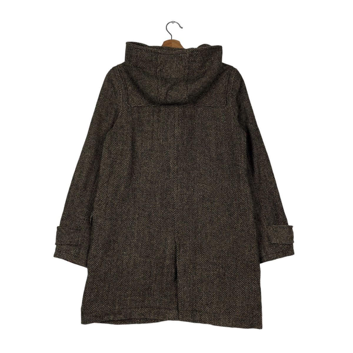 Harris Tweed 📌VINTAGE LONG JACKET WOOL HARRIS TWEED Size US M / EU 48-50 / 2 - 16 Thumbnail