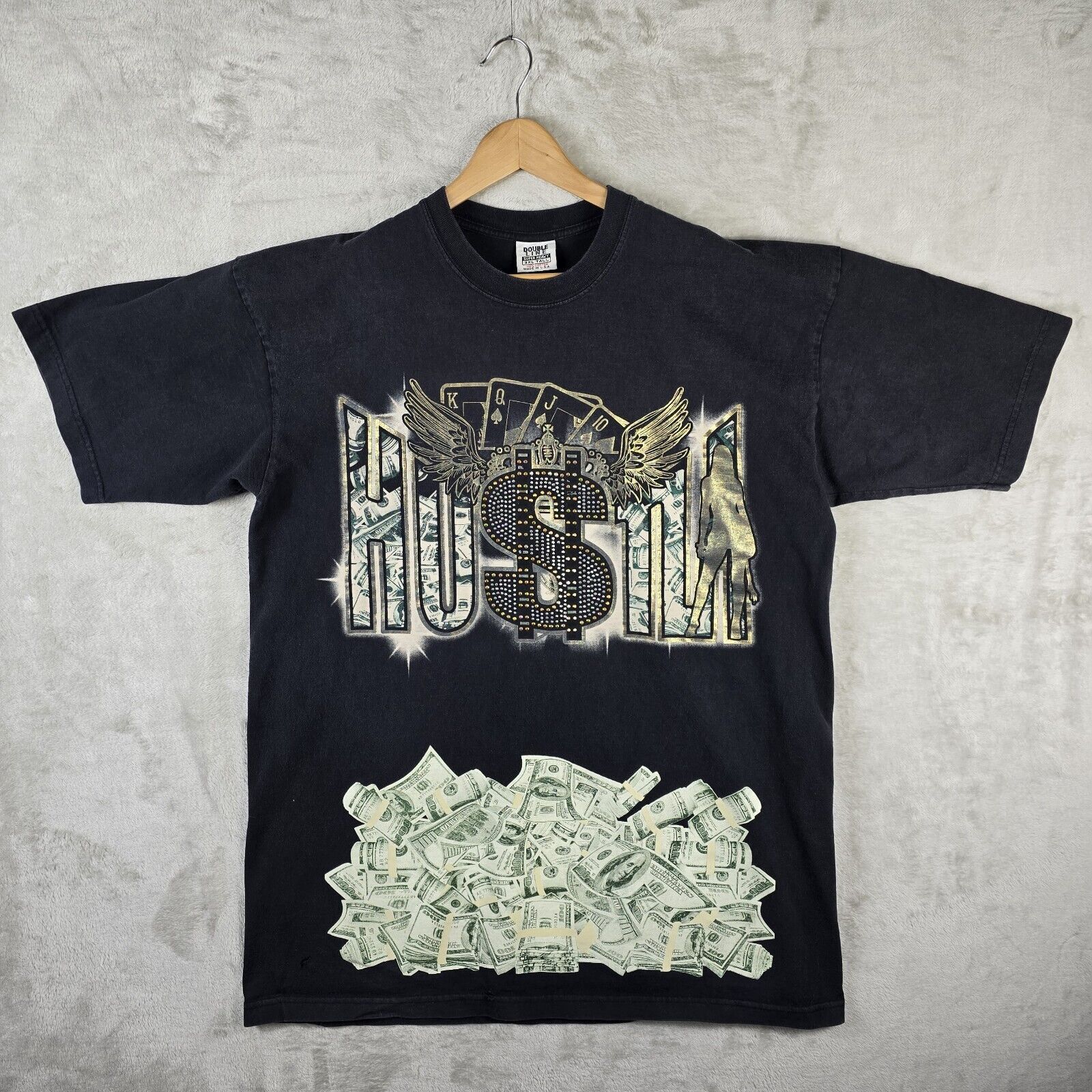Other Vintage Hustla Money Wings Girls Shirt Size XXL Tall Y2K Size US XXL / EU 58 / 5 - 2 Thumbnail