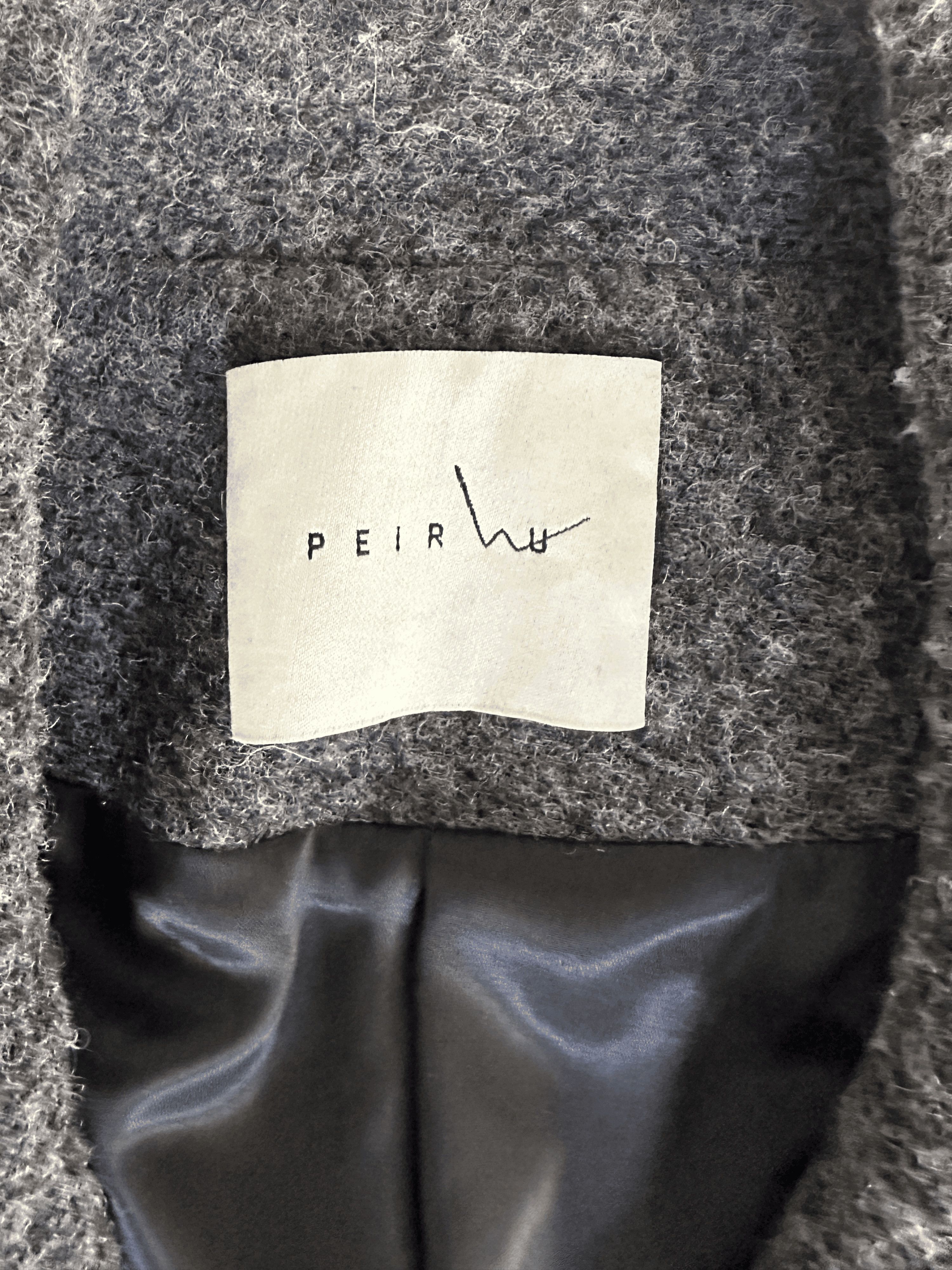 Peir Wu Peir Wu Crombie Long Wool Overcoat Size US M / EU 48-50 / 2 - 2 Thumbnail
