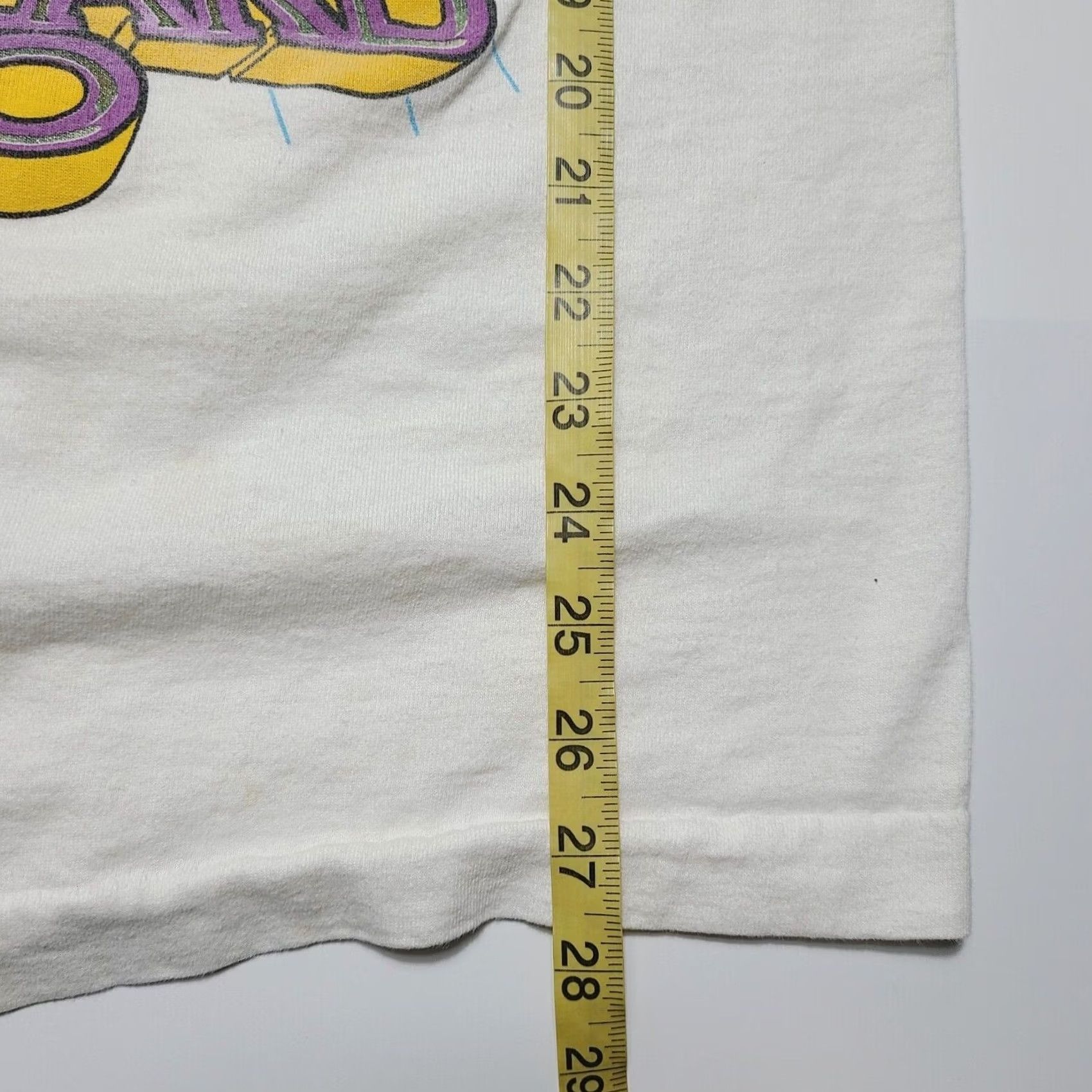 Fruit Of The Loom VINTAGE 1994 Rusty Wallace Brickyard 400 NASCAR Racing T-Shirt L Men White Crew Neck Short Sleeve Classic Shirt Mens Size US L / EU 52-54 / 3 - 5 Thumbnail