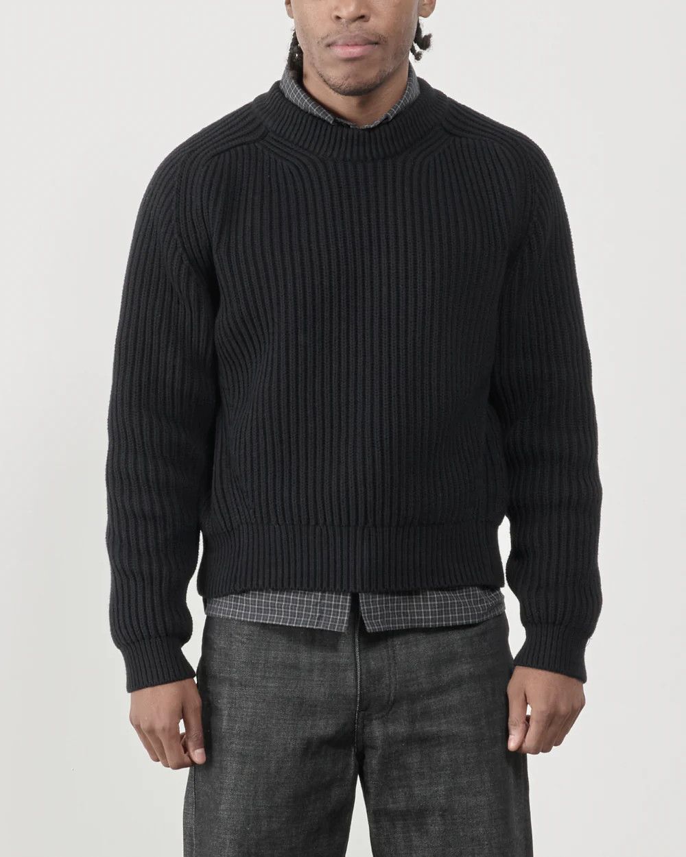 No Maintenance New No Maintenance Black Fisherman Knit | Grailed