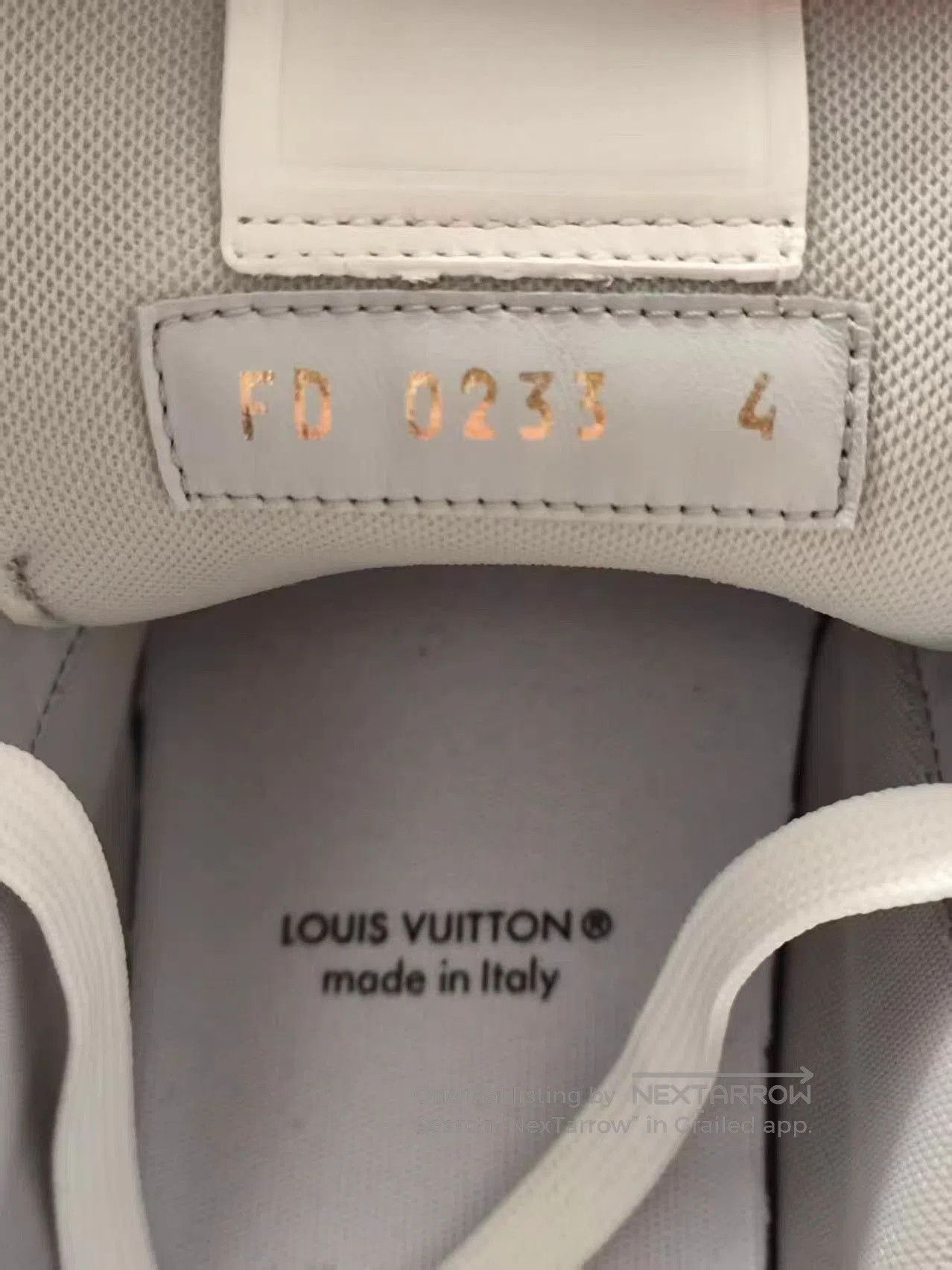 Louis Vuitton White High-Top Sneakers Size 5.5. Size US 5.5 / EU 38 - 4 Thumbnail