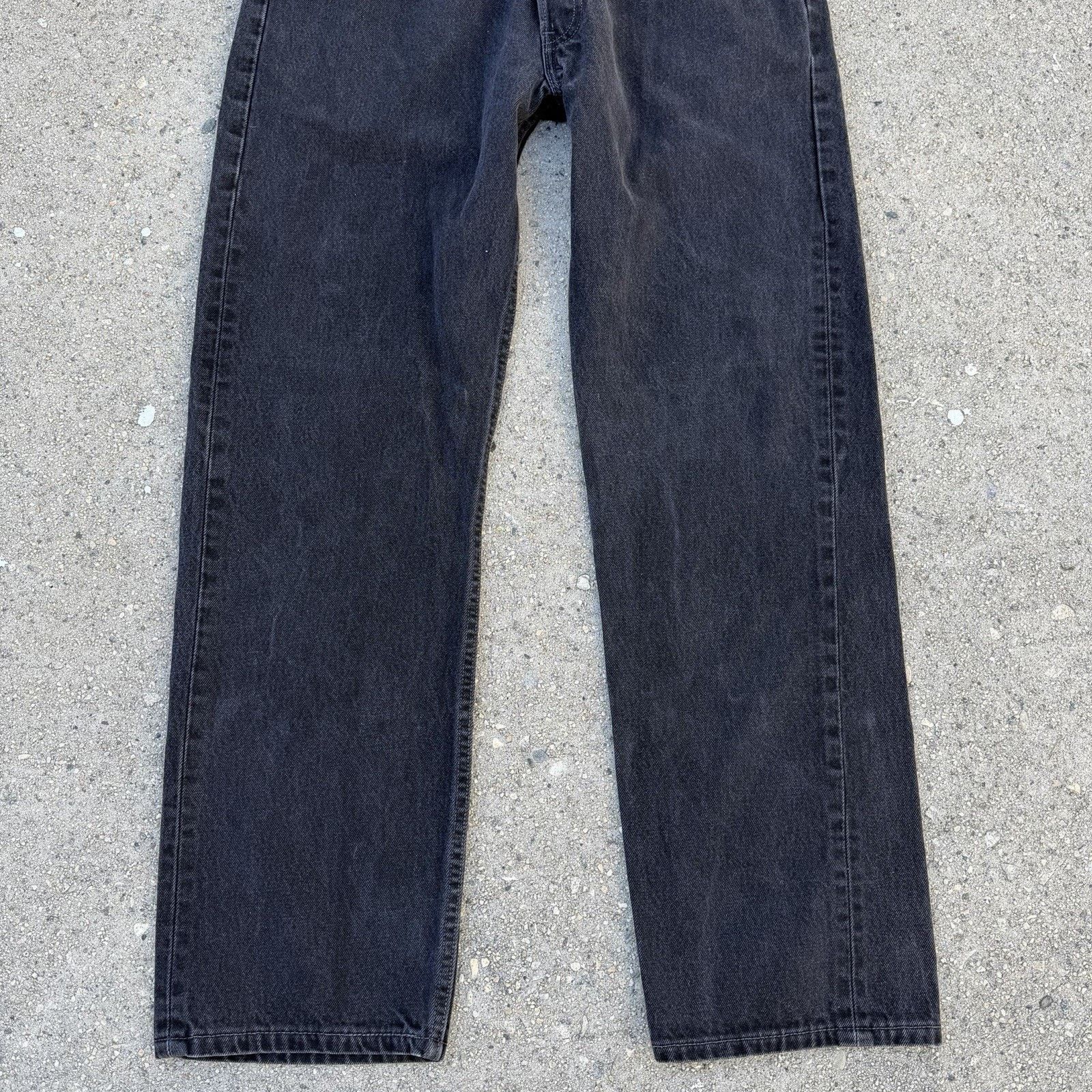 Essentials × Levi's × Vintage Vintage Levis 501 Straight Black Denim Jeans 36x32 Act 34x30 Size US 36 / EU 52 - 3 Thumbnail