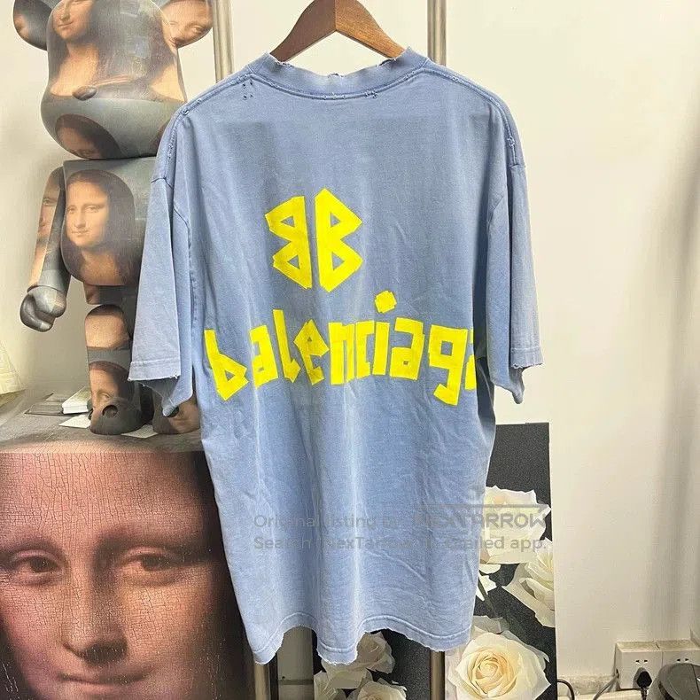 Balenciaga Balenciaga Tape Short Sleeve T-shirt. Size US S / EU 44-46 / 1 - 2 Thumbnail