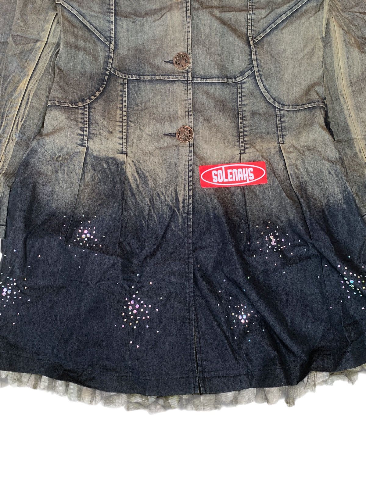 If Six Was Nine × Japanese Brand × Vintage Vtg midi dress punk style y2k Size S / US 4 / IT 40 - 7 Thumbnail