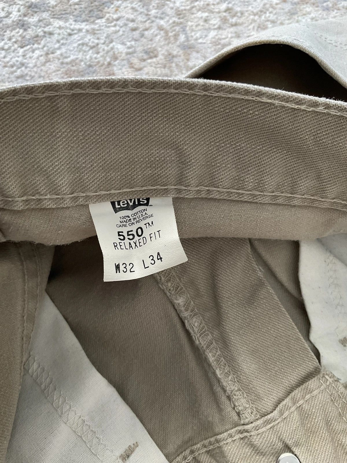 Levi's Levi’s 550 Relaxed Fit Made in USA Deadstock Vintage 2001 Size US 32 / EU 48 - 3 Thumbnail