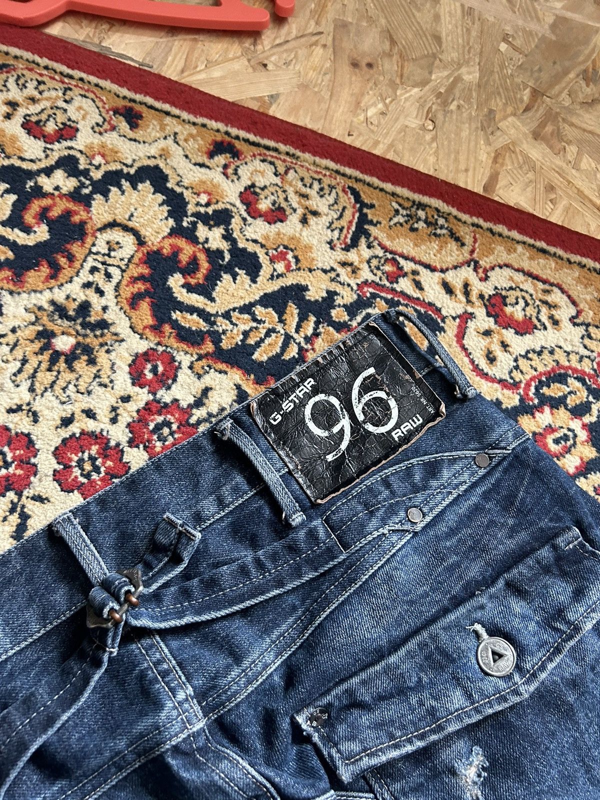 Other Vintage G-star denim pants big logo rare y2k streetwear Size US 34 / EU 50 - 3 Thumbnail