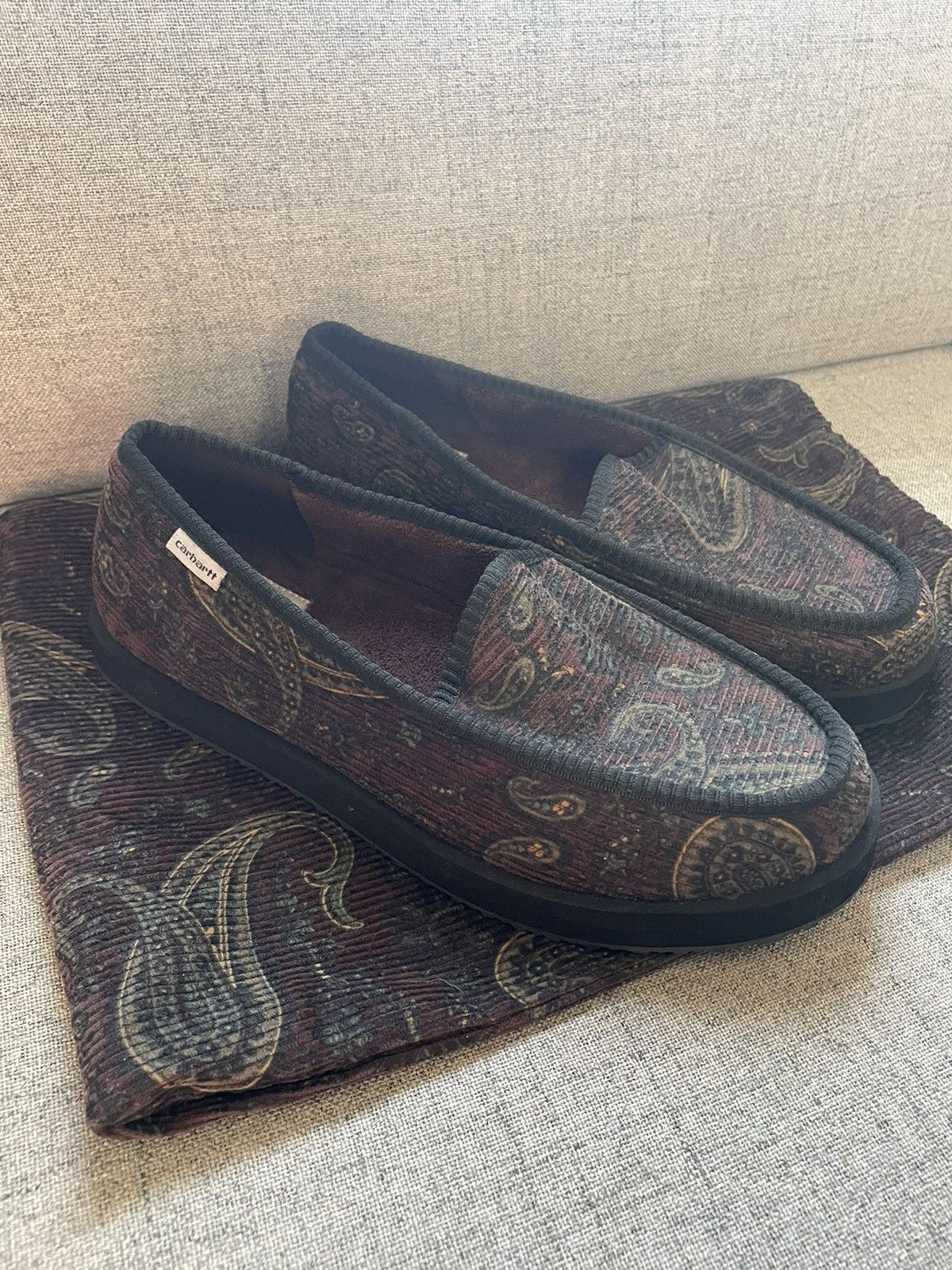 Carhartt × Carhartt Wip CARHARTT Paisley Slippers US 7.5 I032613
