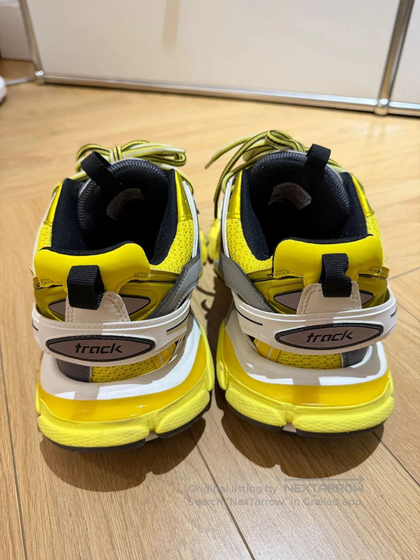 Balenciaga balenciaga gray and yellow track sneakers. Size US 10 / EU 43 - 3 Thumbnail