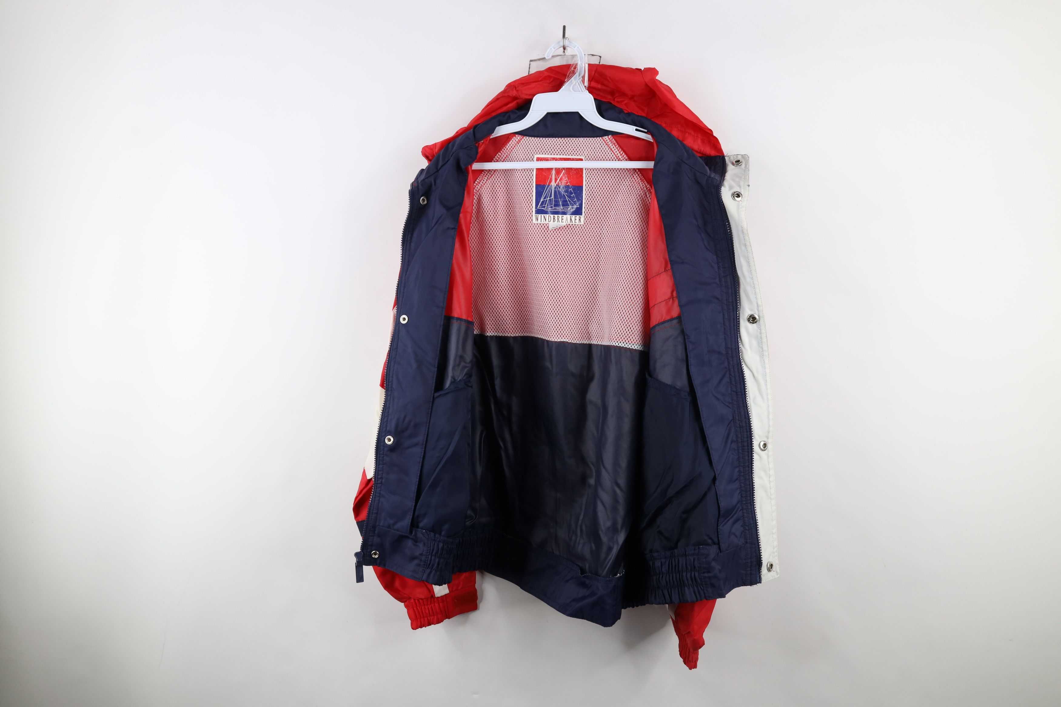 Vintage Vintage 90s Streetwear Block Regatta Boat Windbreaker Jacket Size US L / EU 52-54 / 3 - 10 Thumbnail