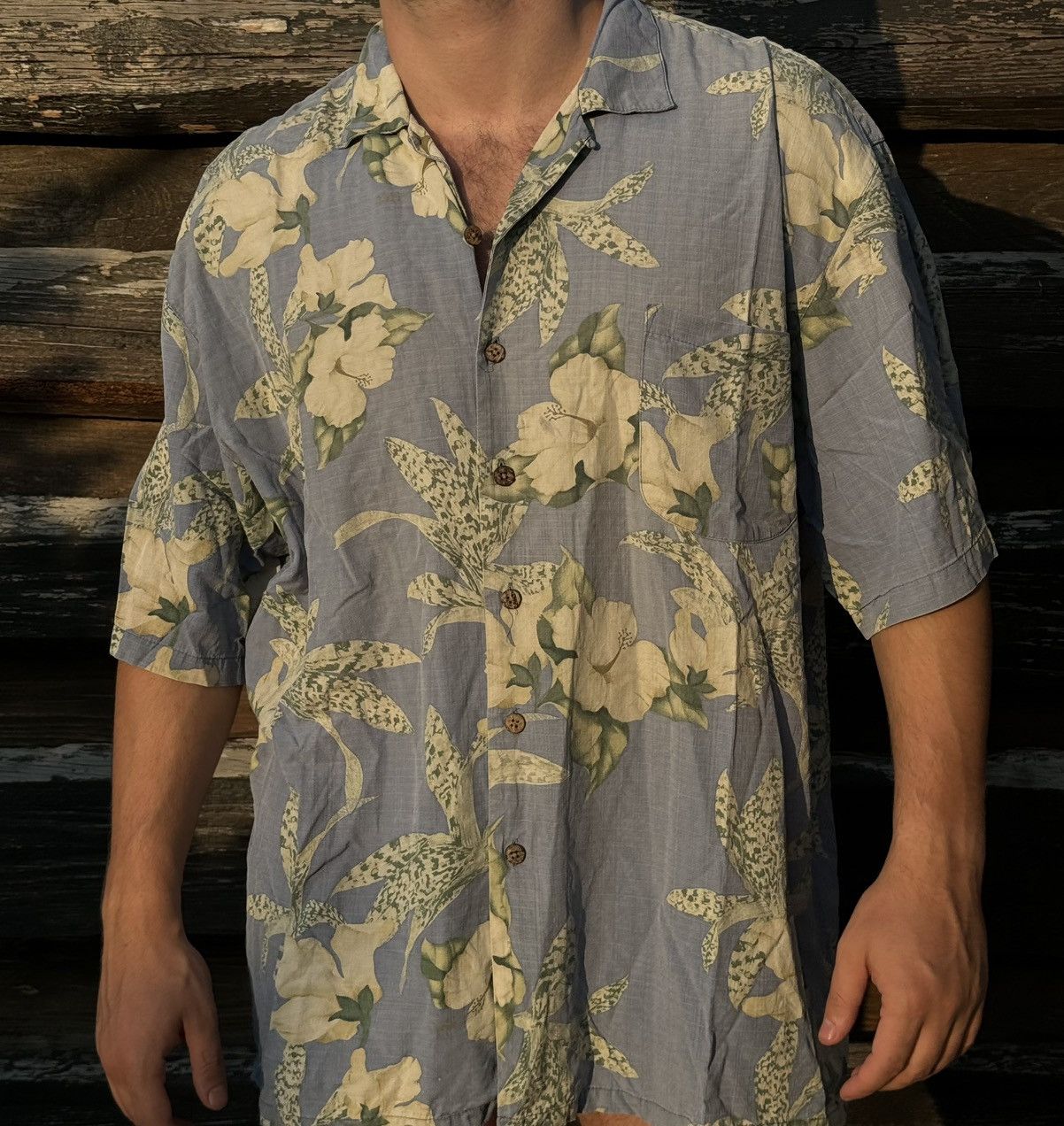 Tommy Bahama 100% Silk Tommy Bahama Flowers Hawaii Shirt Size US XXL / EU 58 / 5 - 10 Thumbnail